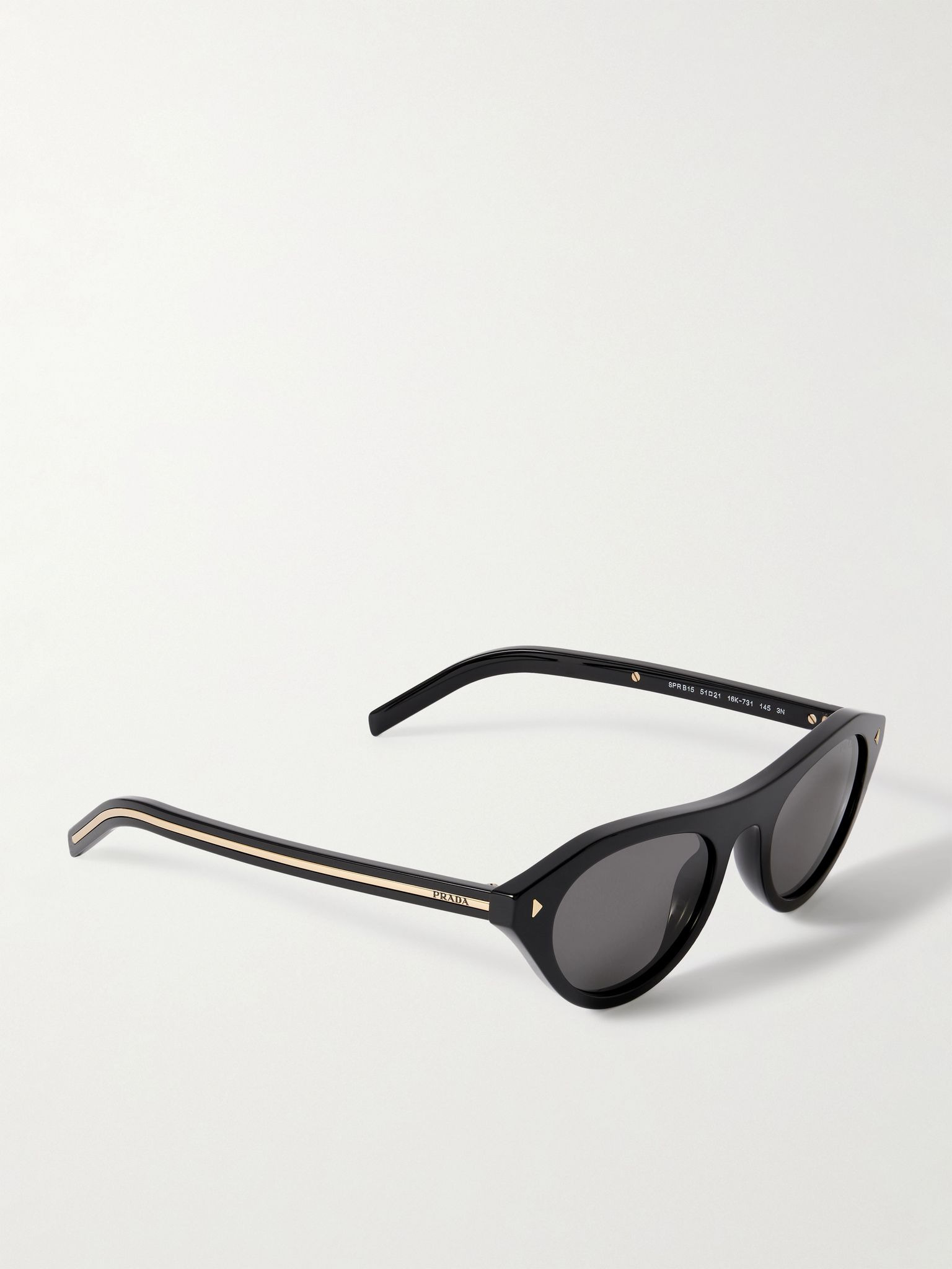D-frame acetate sunglasses Black - 3