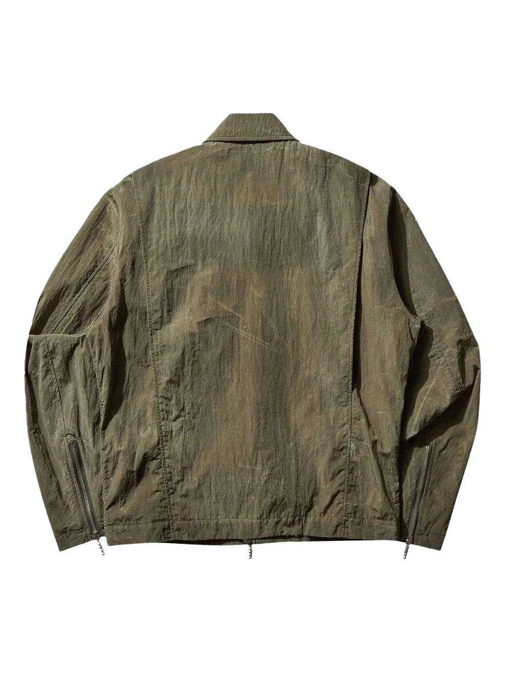 toggle-fastening shirt jacket - 2
