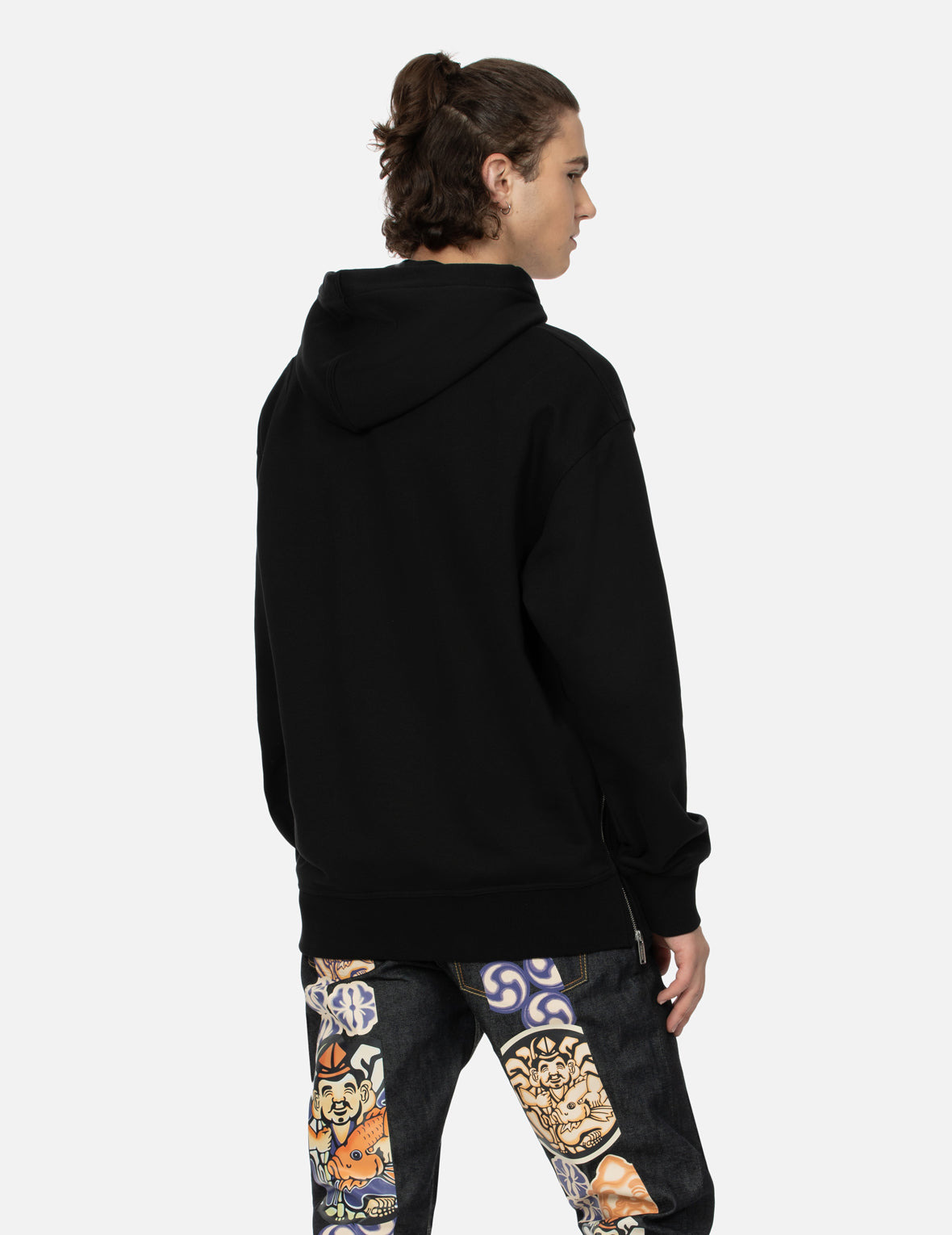 RHINESTONE SEAGULL RELAX FIT HOODIE - 8