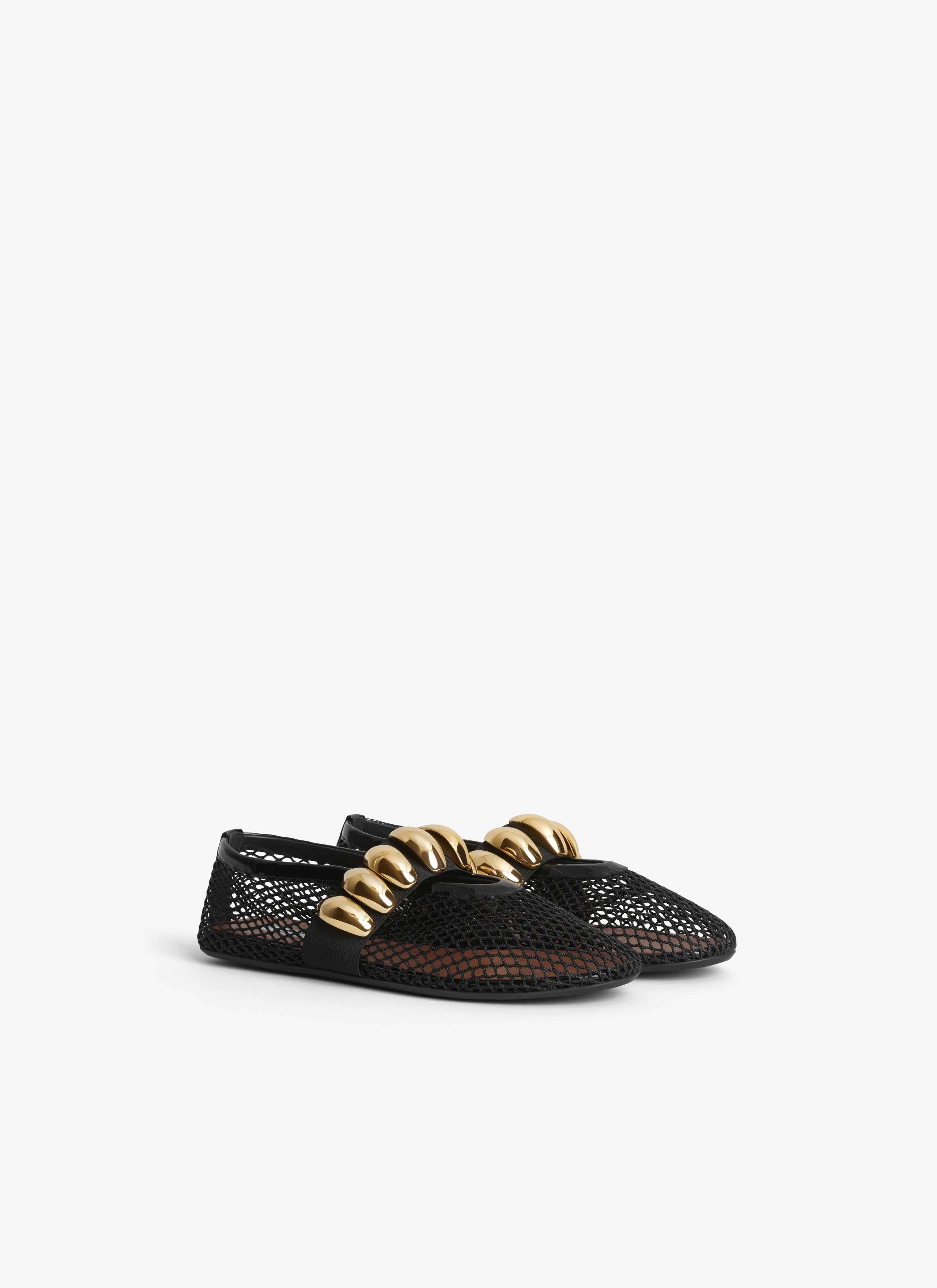 JEWEL BALLET FLATS IN FISHNET - 2
