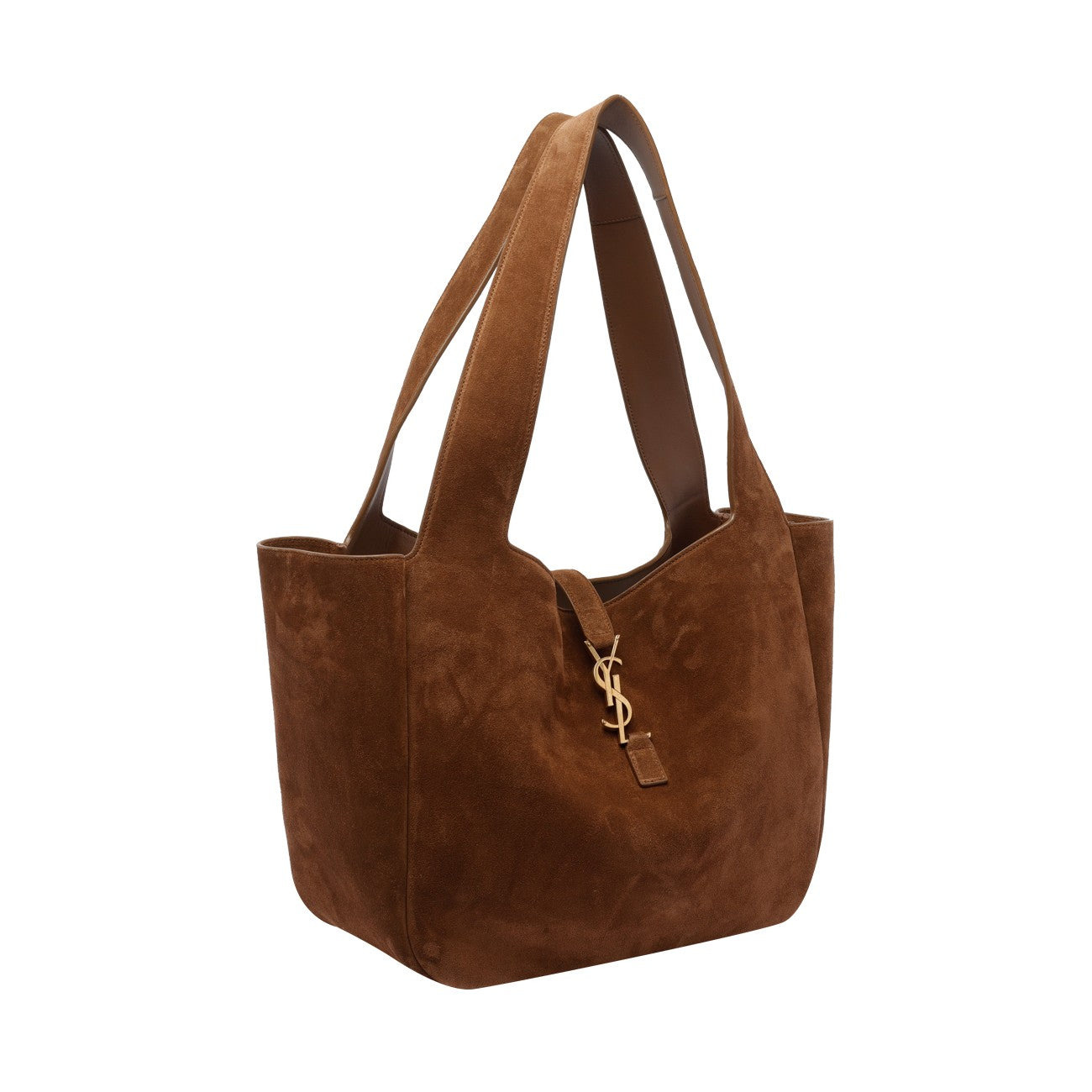 Saint Laurent Women Suede Le 5 A 7 Bea Shoulder Bag - 2