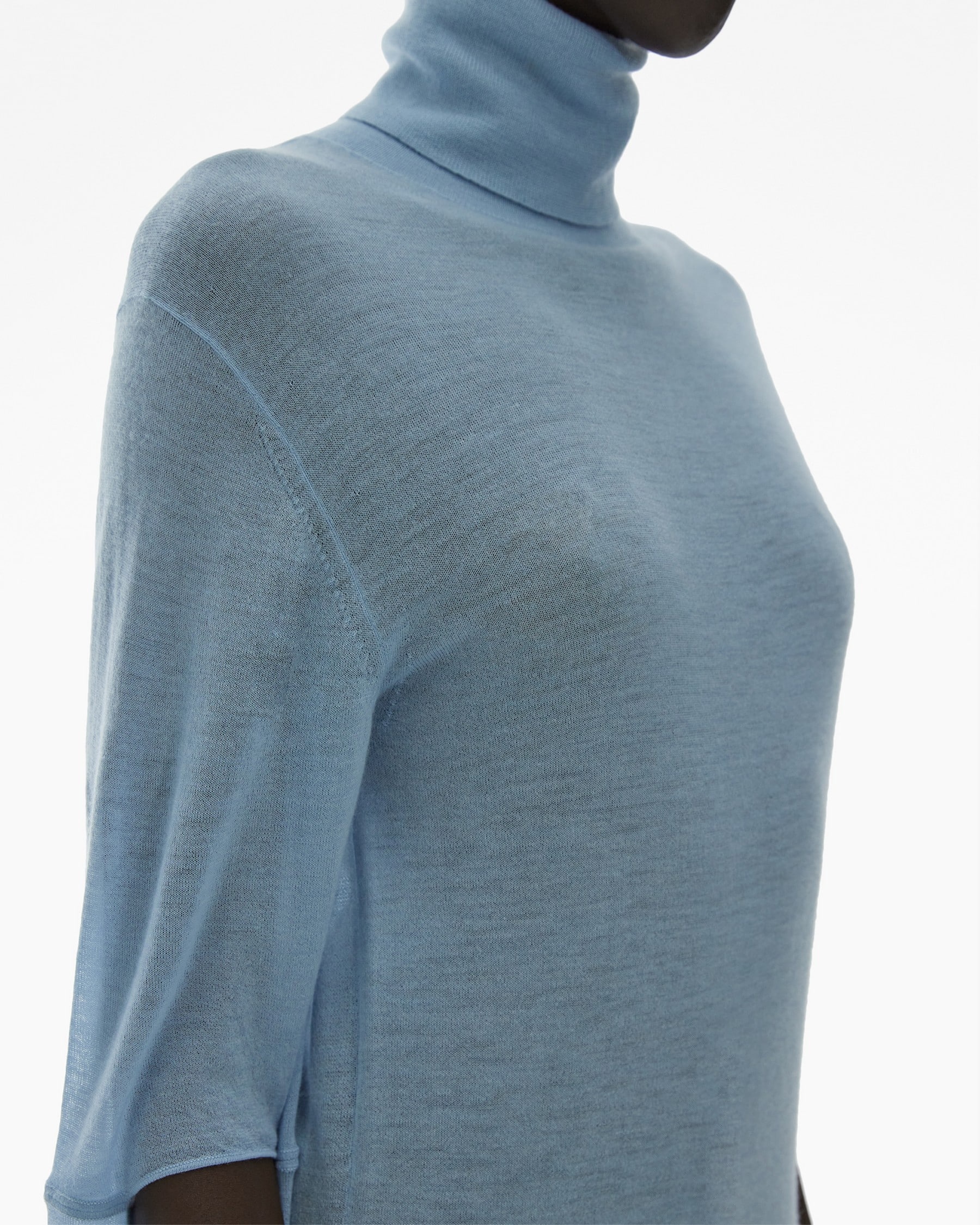 CUT-OUT TURTLENECK SWEATER - 6