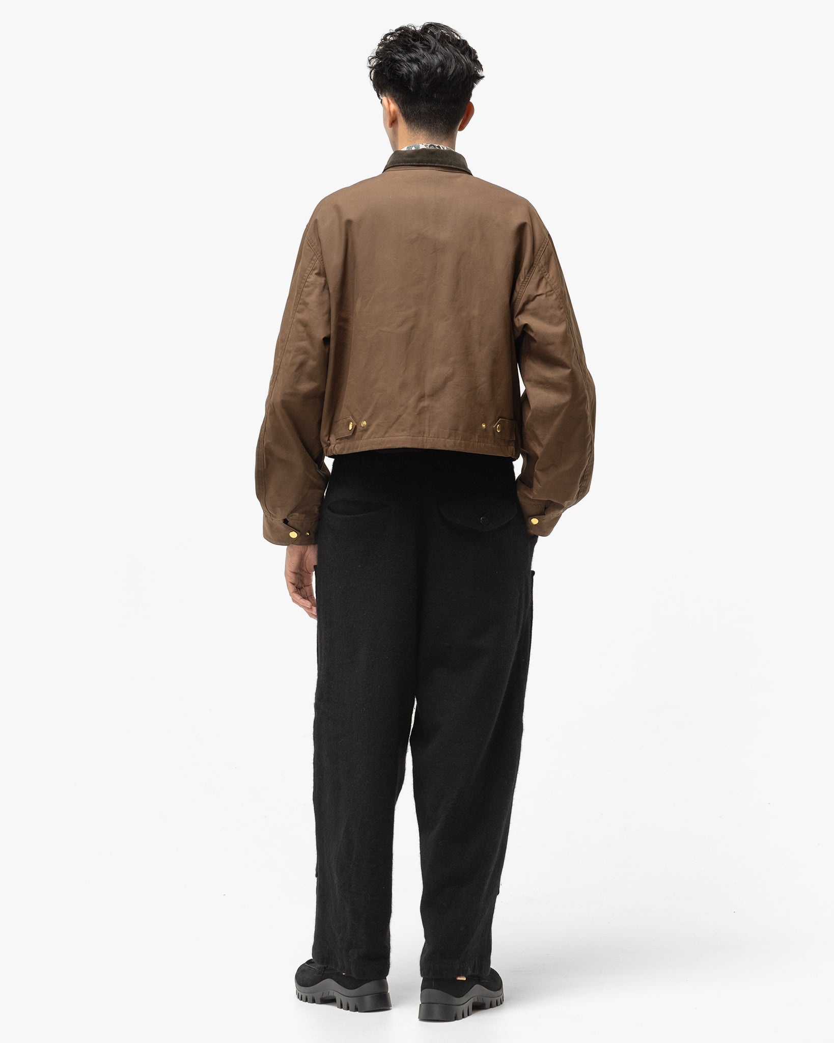 Fulling Wool CASA Pants Black - 4