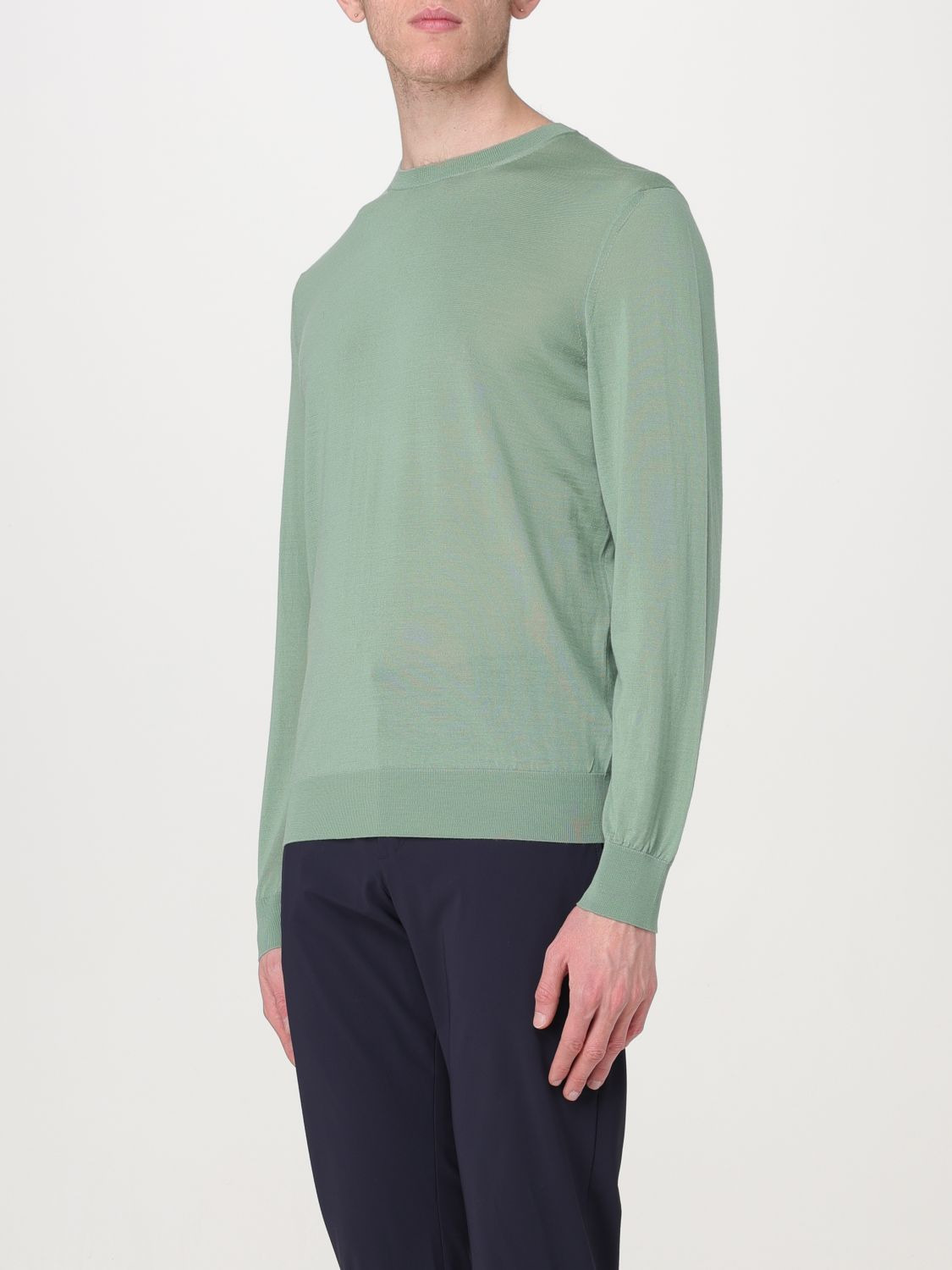 Zegna Sweater Men Green - 4