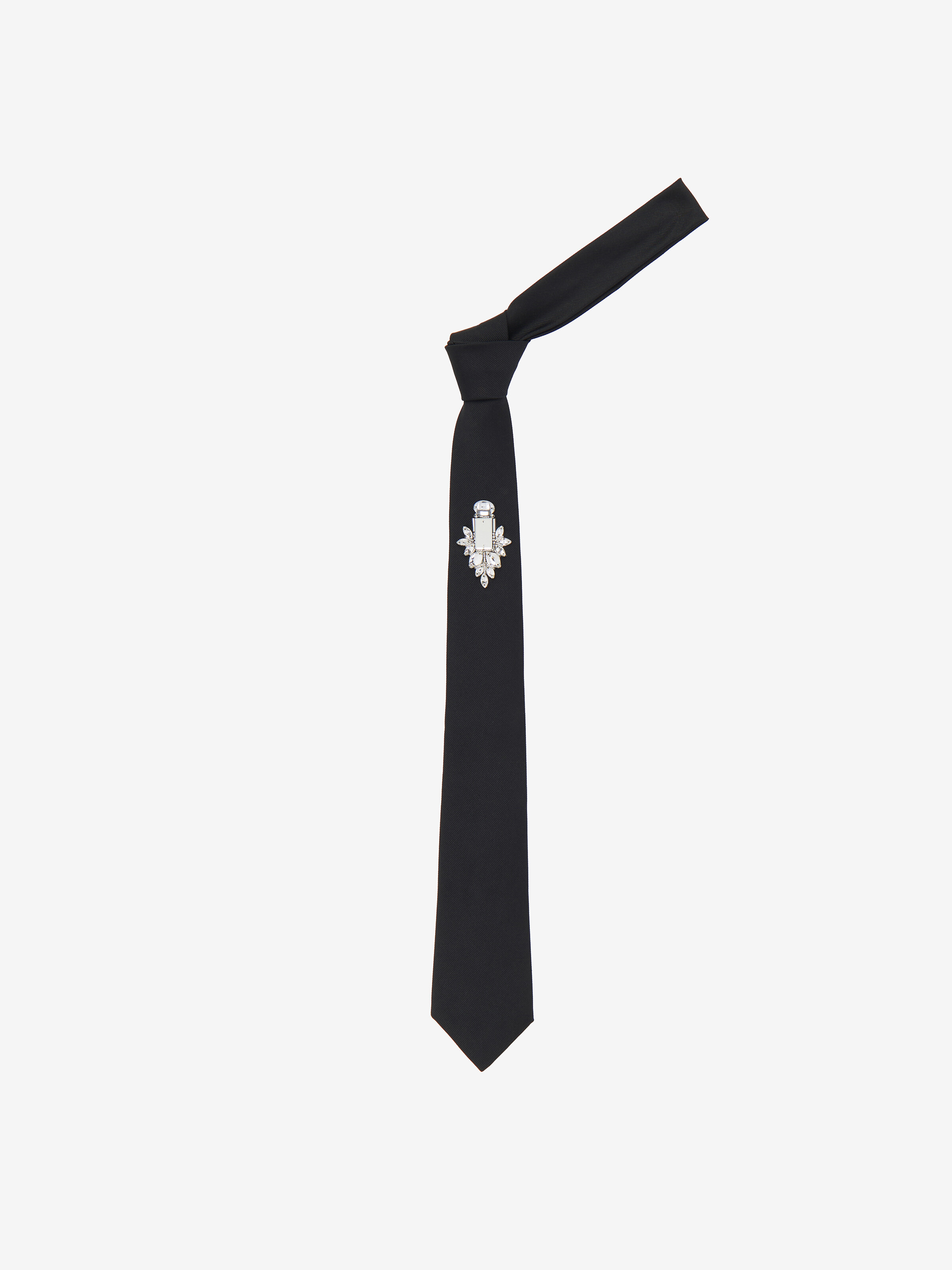 Crystal Mirror Embroidery Tie - 2