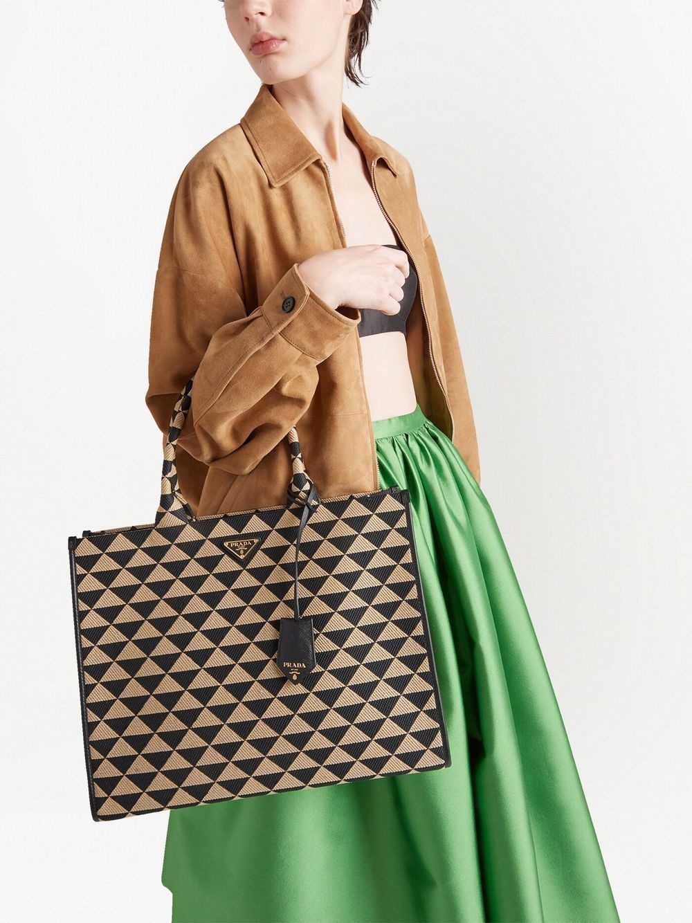 Symbole triangle-pattern tote bag - 3