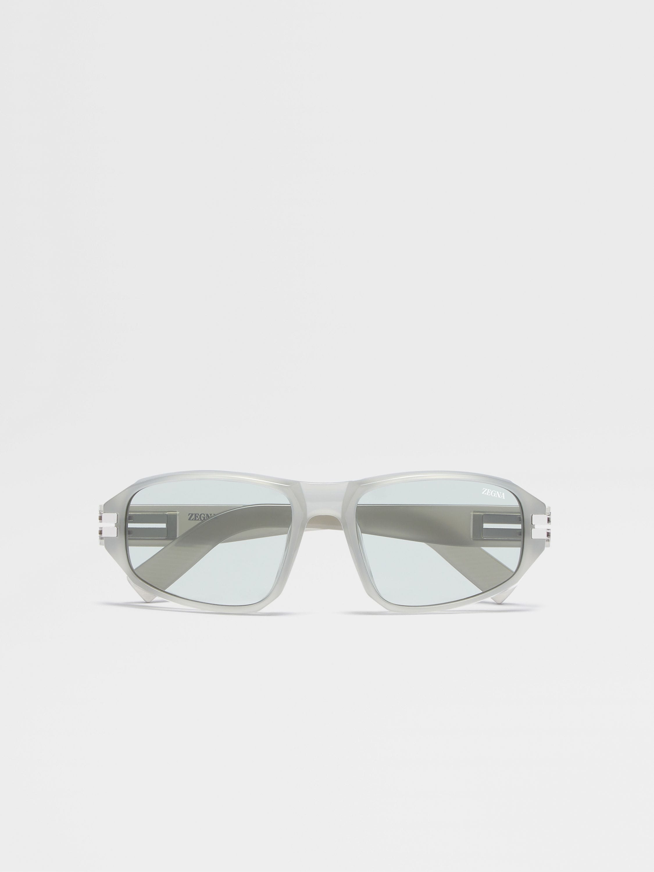 LIGHT GREEN ACETATE SUNGLASSES - 1