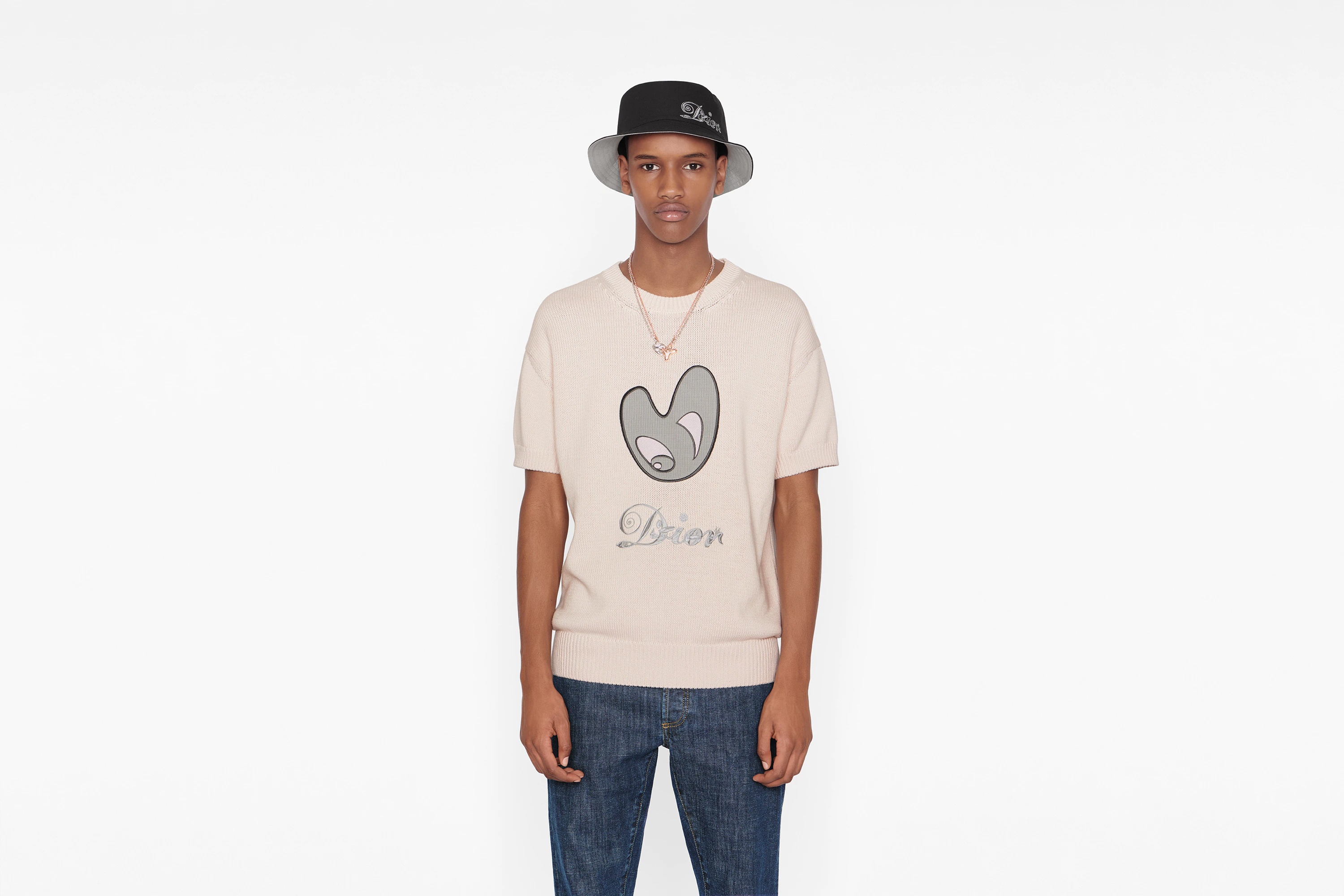 Oversized DIOR AND KENNY SCHARF Short-Sleeved Sweater - 5