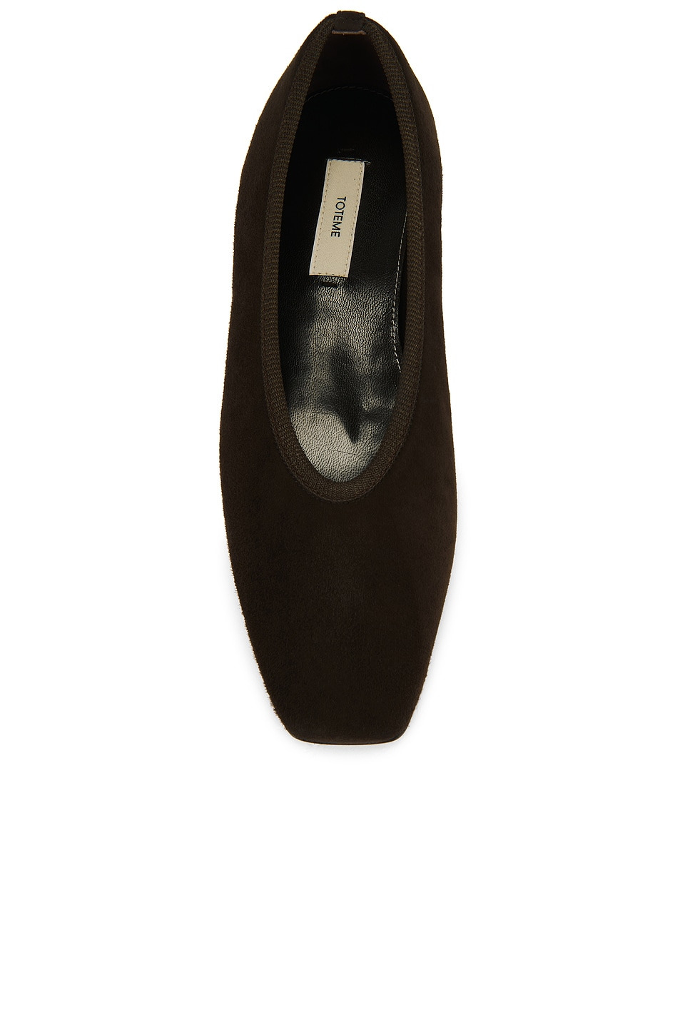 Minimalist Suede Ballerina Flat - 4