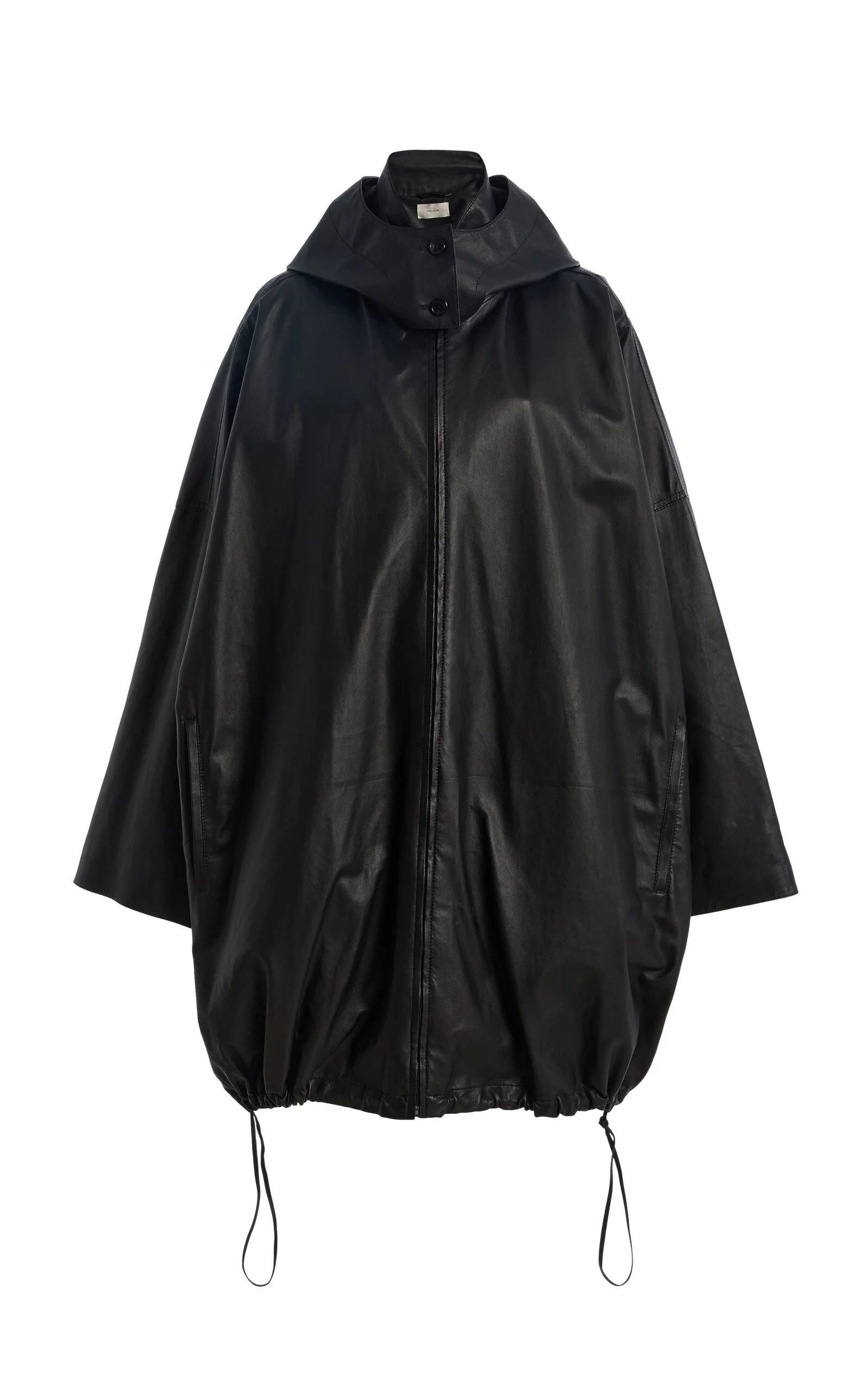 Cassandre Plonge Leather Coat black - 1