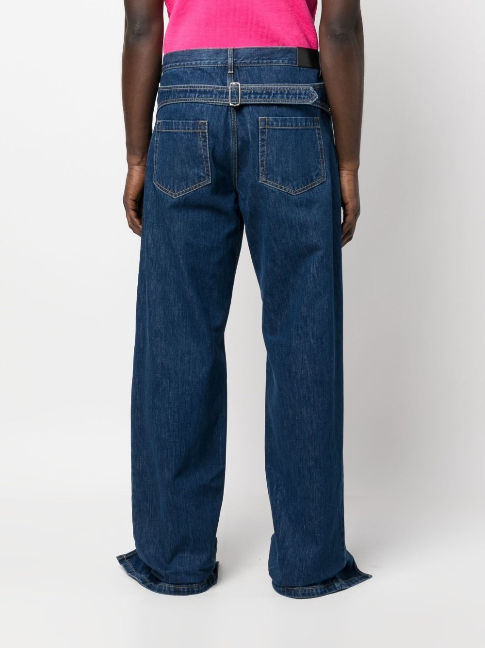 WIDE-LEG DENIM TROUSERS - 2