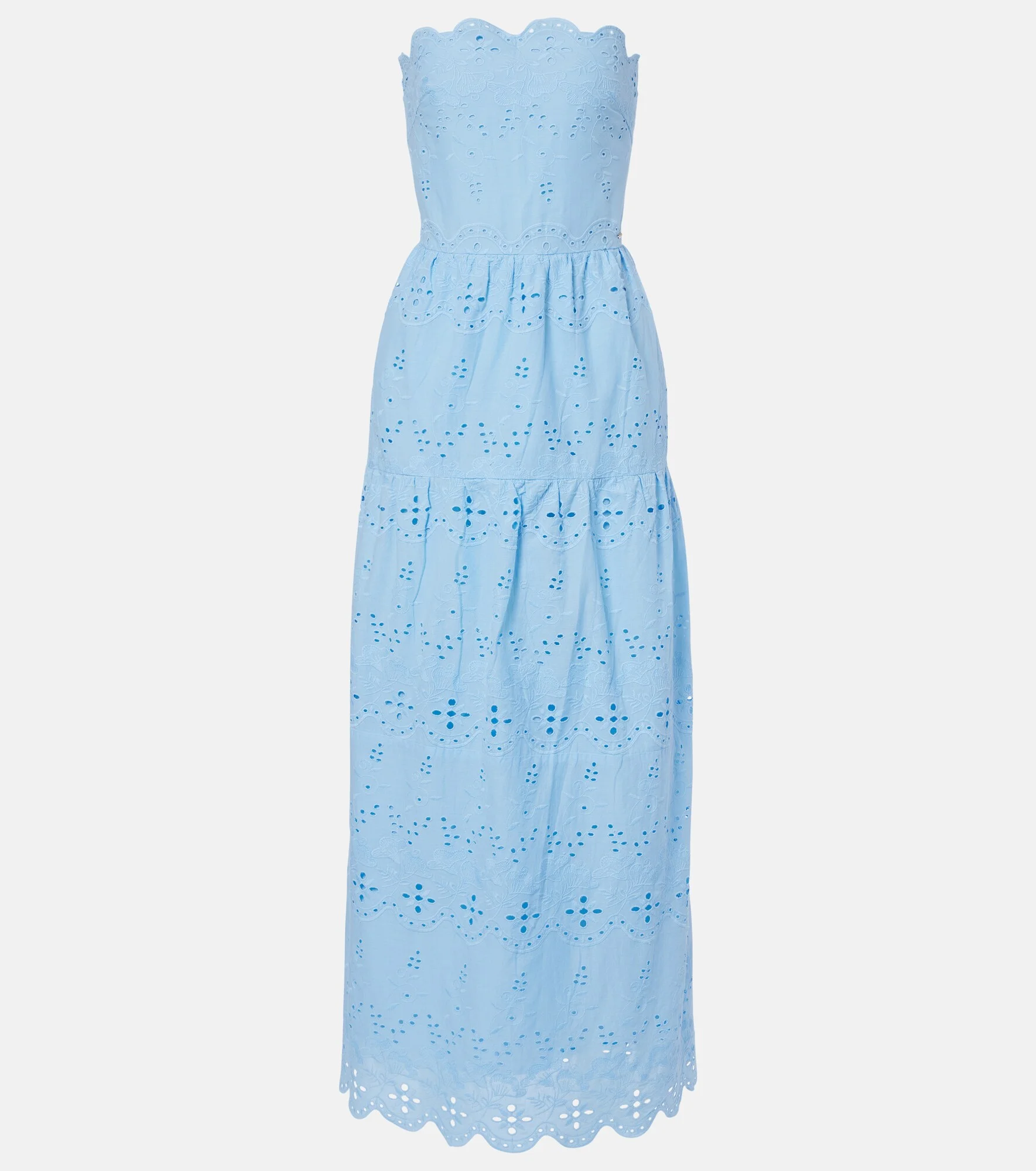Sophie broderie anglaise cotton maxi dress - 1