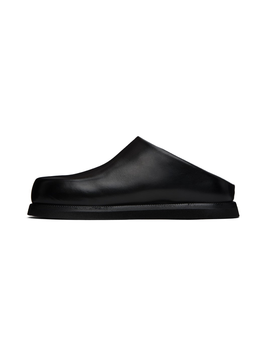 Black Sabot Loafers - 3