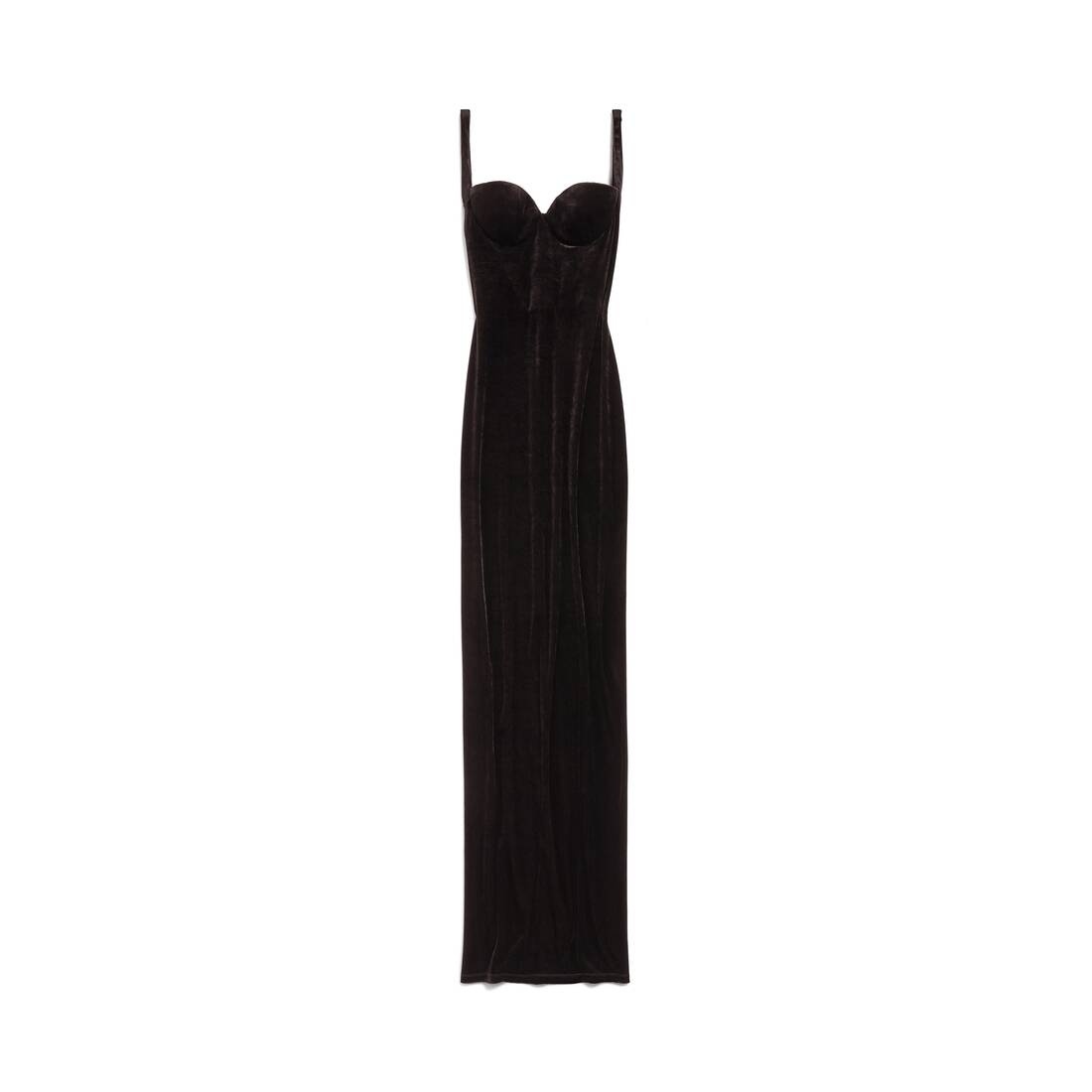 Women's Fitted Gown in Black - 1