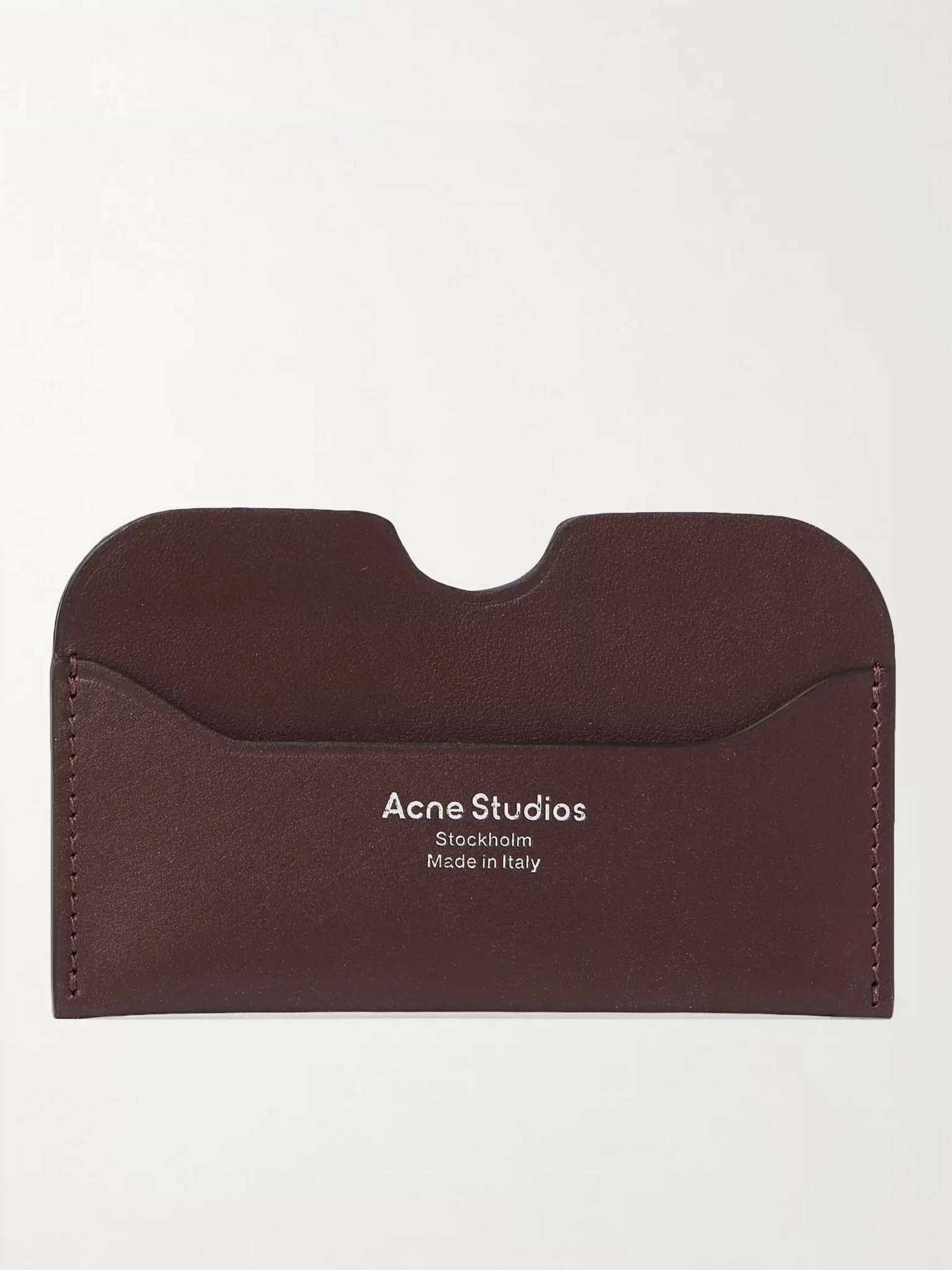 Logo-Print Leather Cardholder - 1