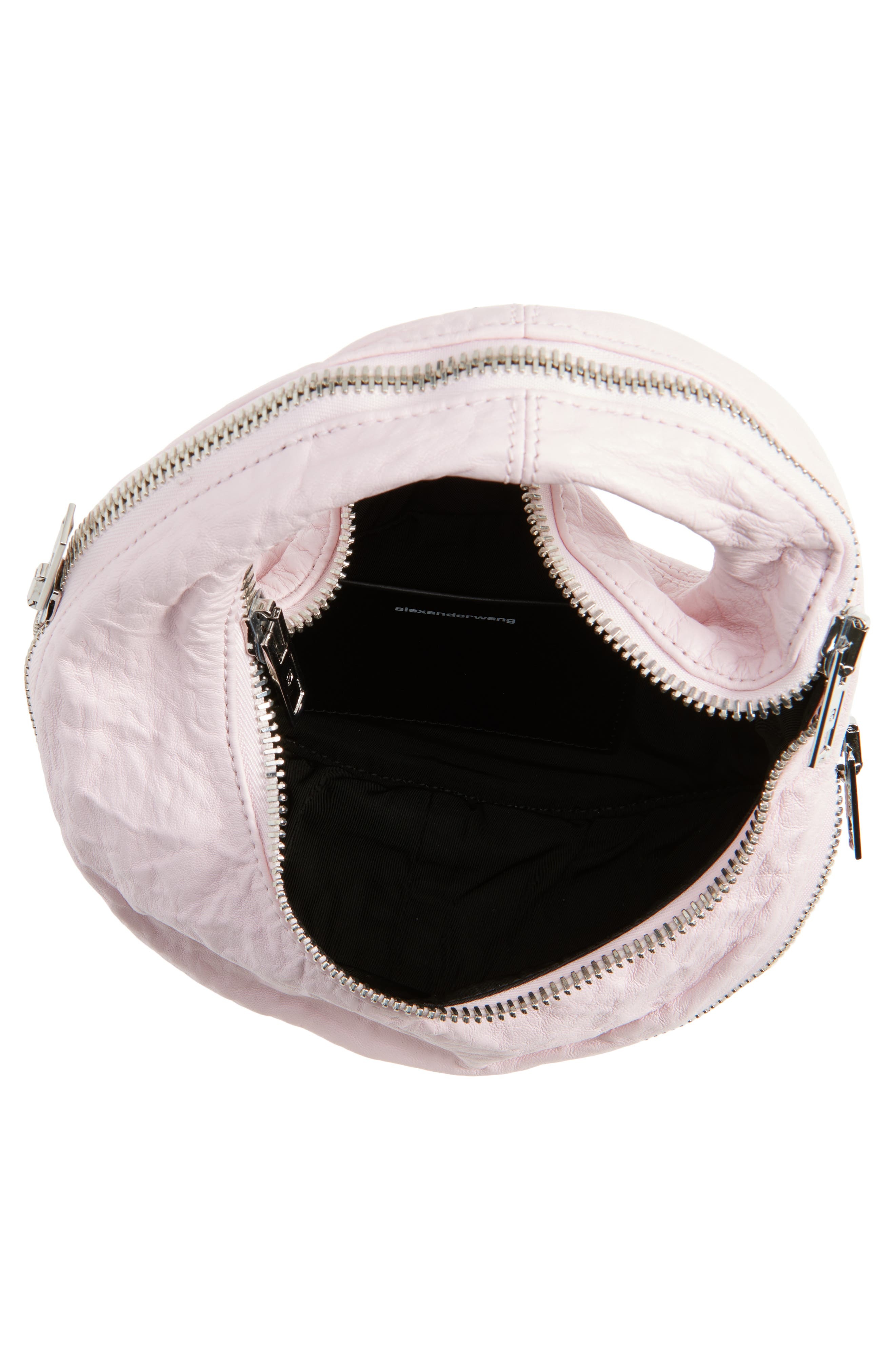 Alexander Wang Mini Twist Memory Leather Handbag in Light Pink at Nordstrom - 5