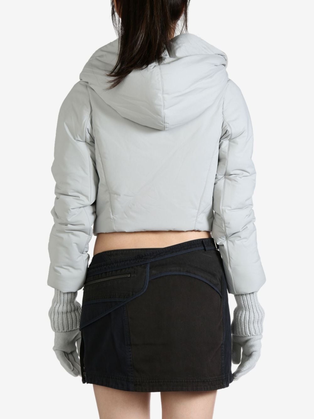 padded crop jacket - 3