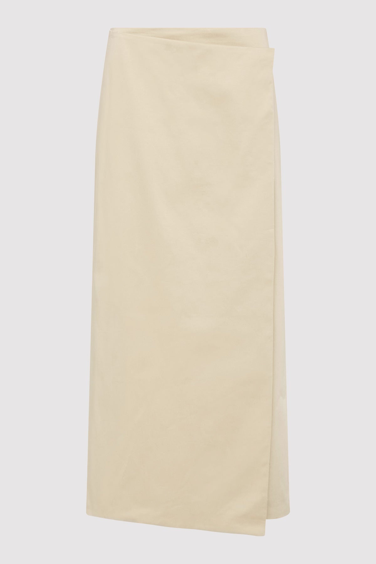 Column Wrap Skirt - Champagne - 1