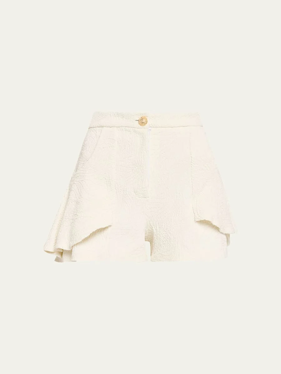 Breeze Jacquard Flutter Shorts - 1