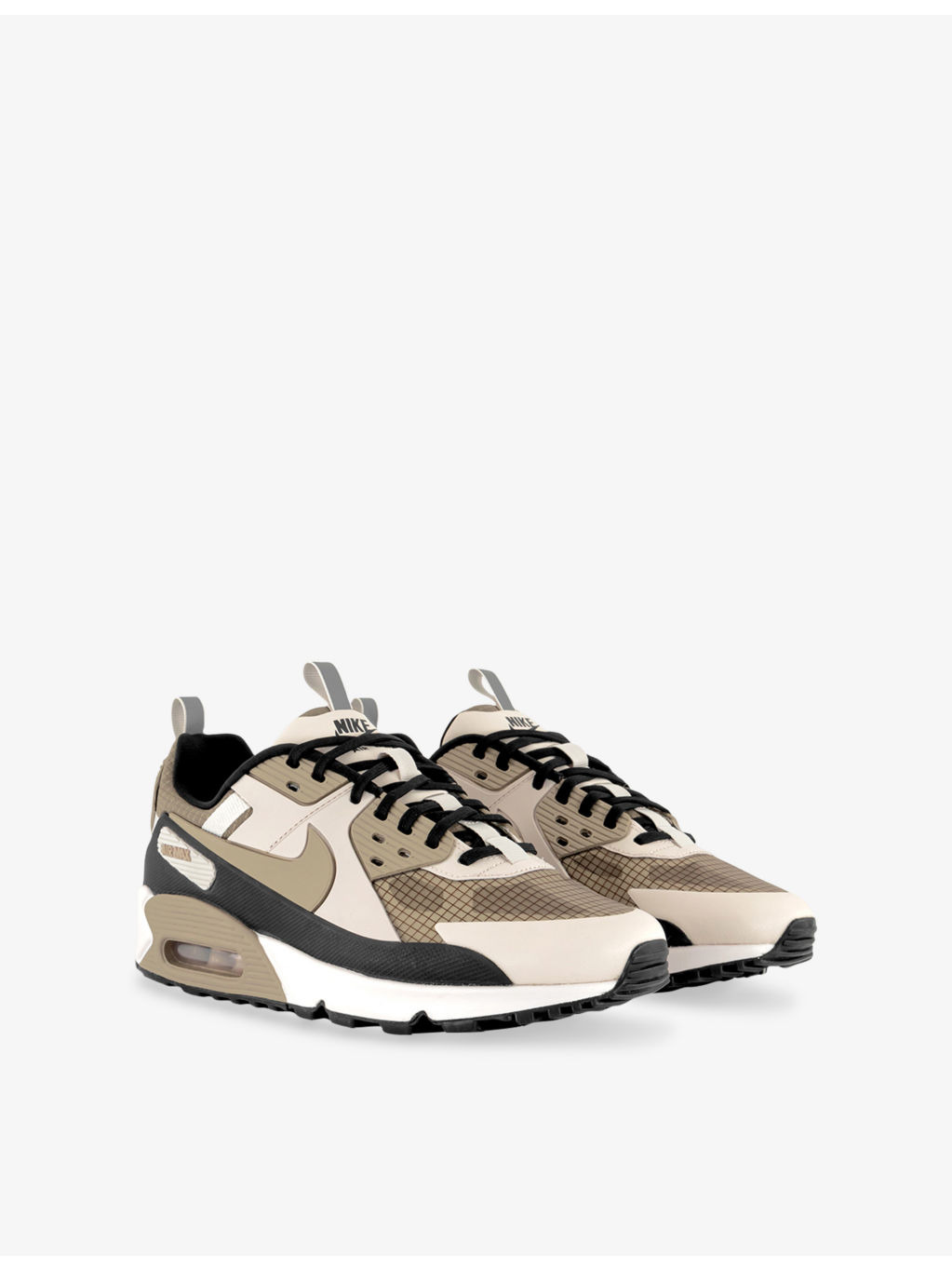 Air Max 90 Drift Leather and Mesh Low-Top Trainers - 3