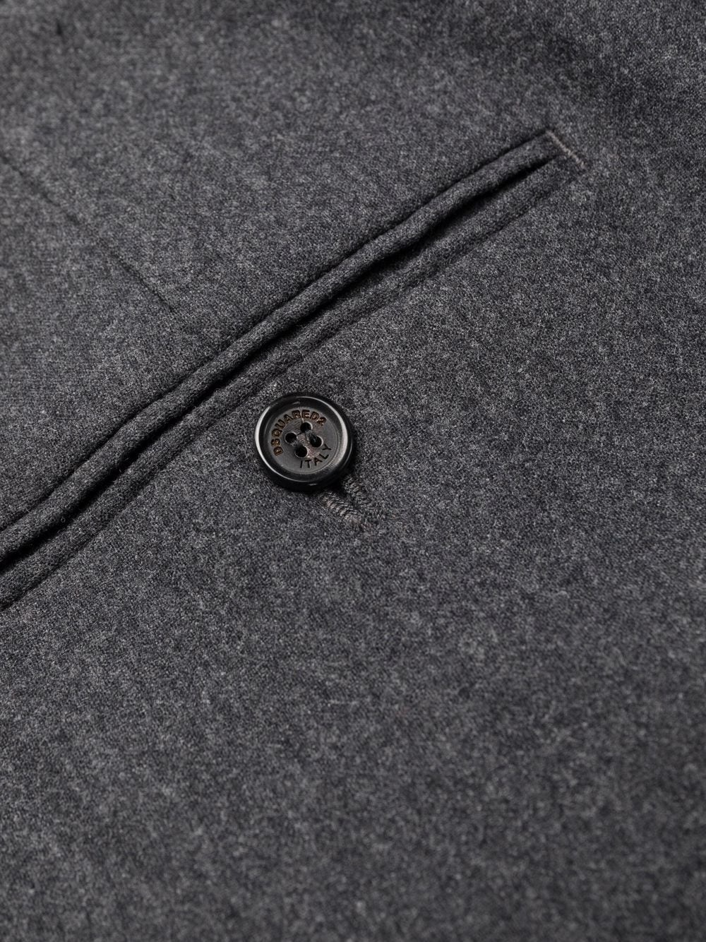 felt tapered trousers - 7