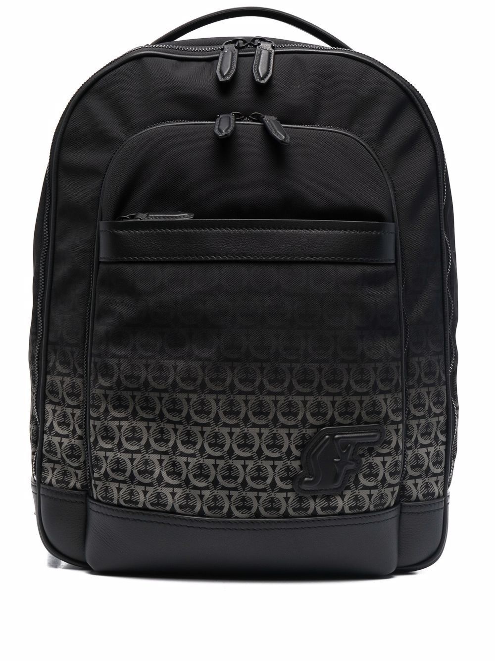 embossed-logo backpack - 1