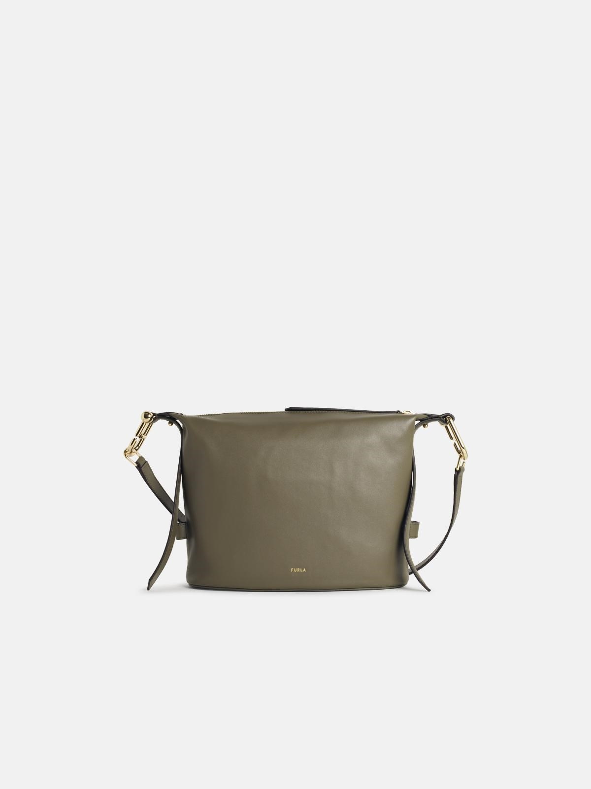 'NUVOLA M' 'SAGE' LEATHER BAG - 1