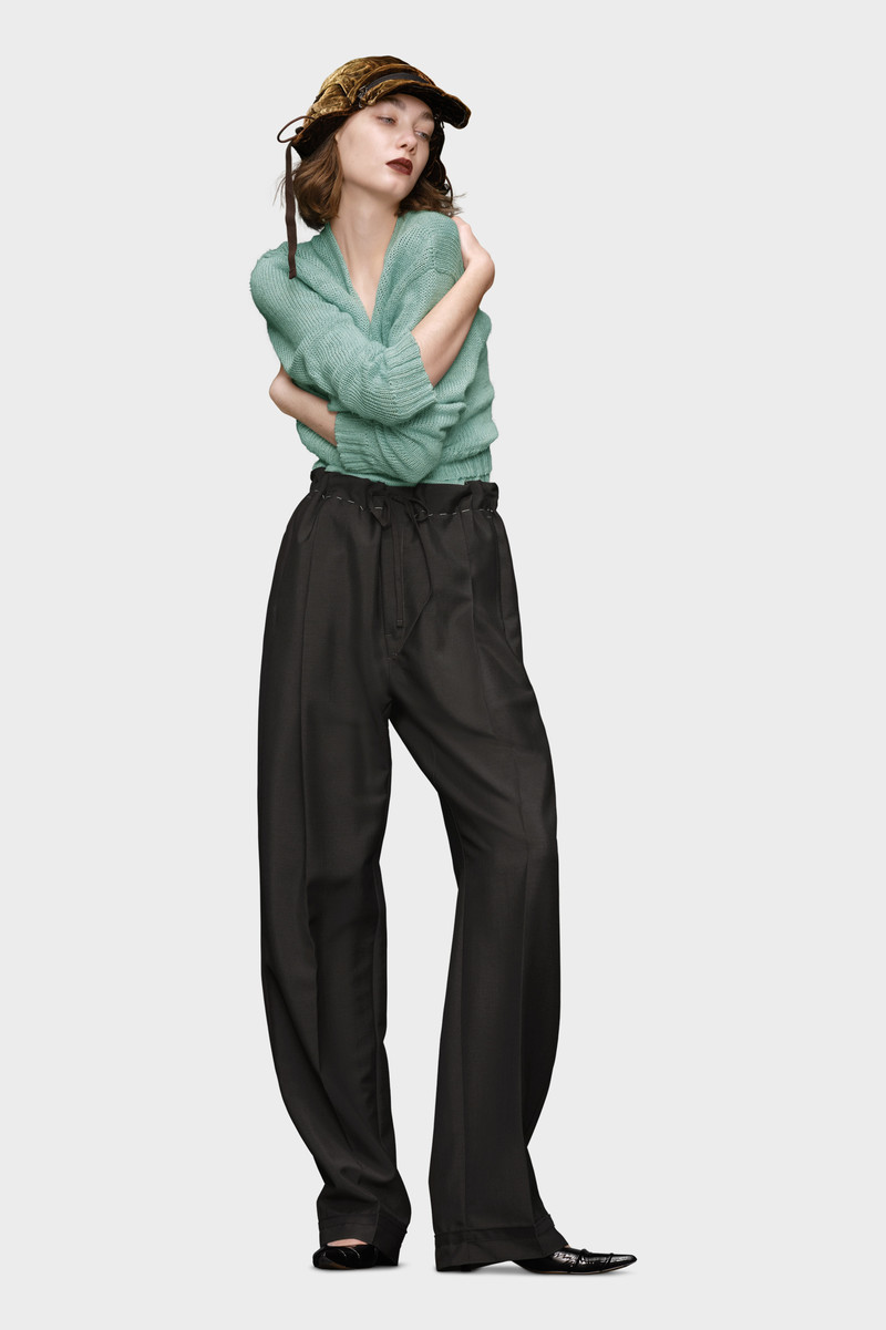 Maison Margiela Gardening hemp knit cardigan outlook