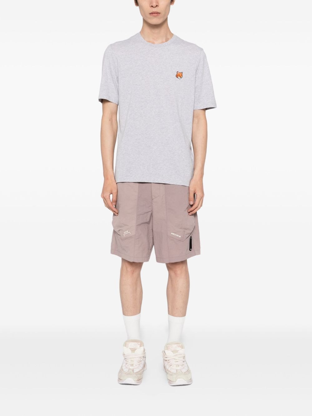 fox head patch T-shirt - 2