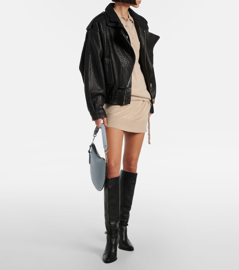 Isabel Marant Oskan Small leather shoulder bag outlook