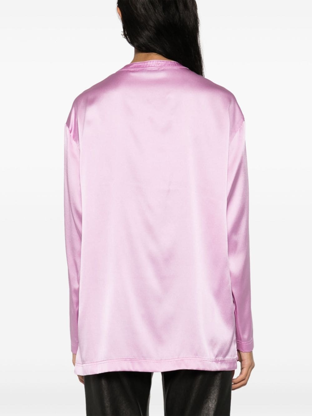 satin silk tunic - 4