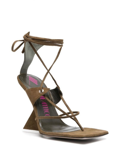 THE ATTICO strap-detail open-toe sandals outlook