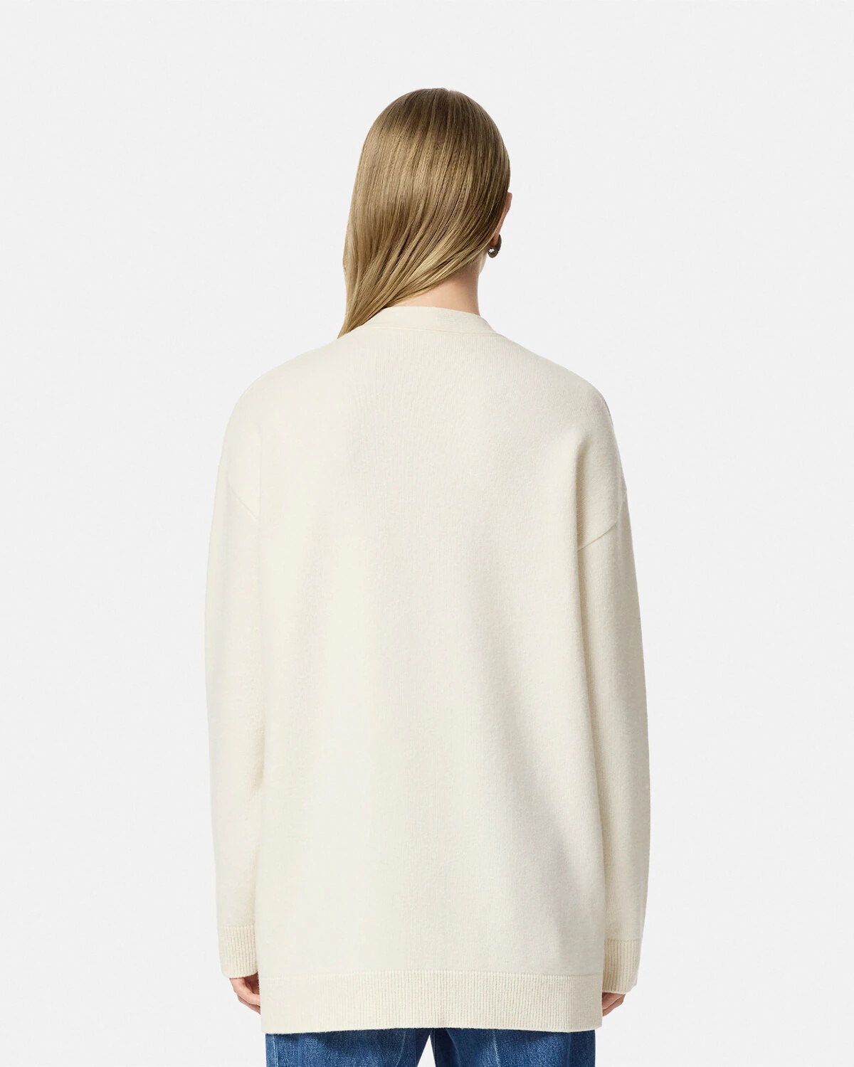 Cashmere-Blend Oversize Cardigan - 5