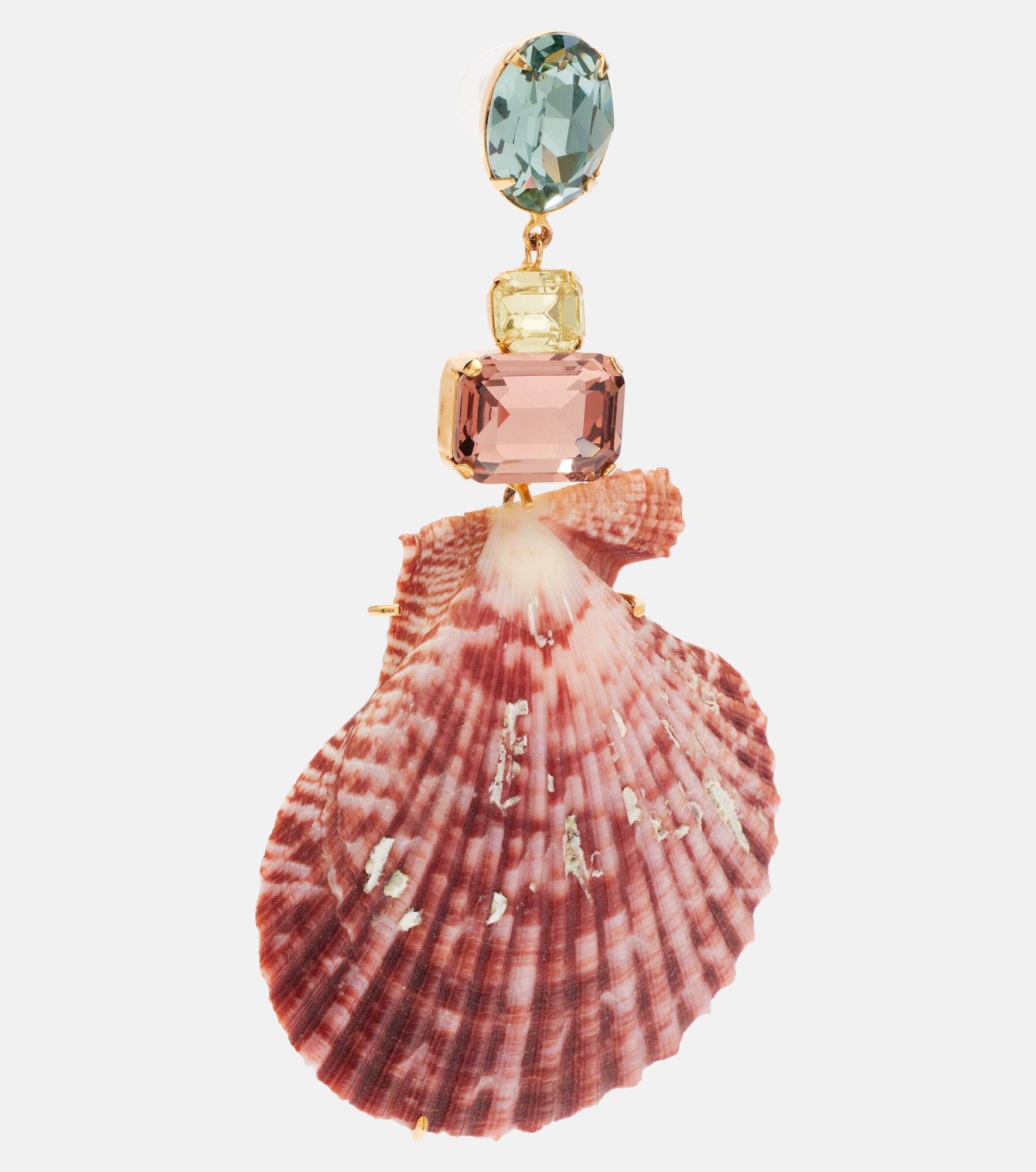 Calabria embellished drop earrings - 2
