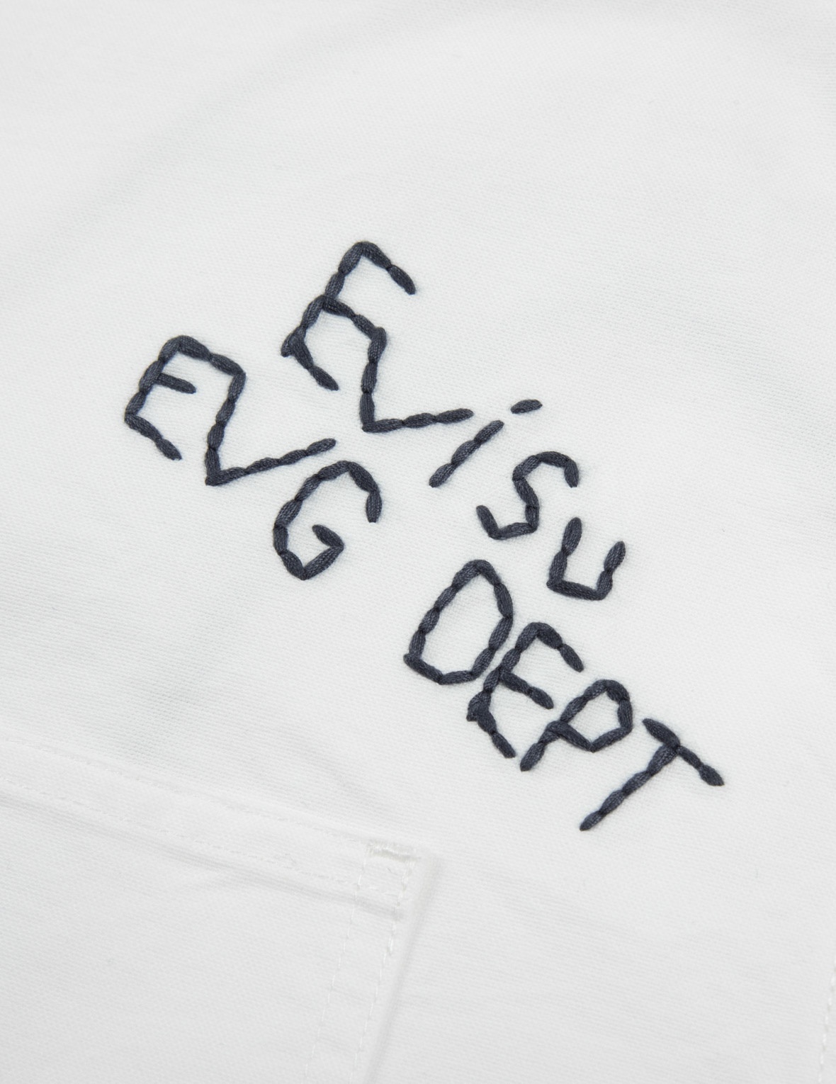GODHEAD PRINT AND PATCHWORK SEAGULL LOOSE FIT SHIRT - 9