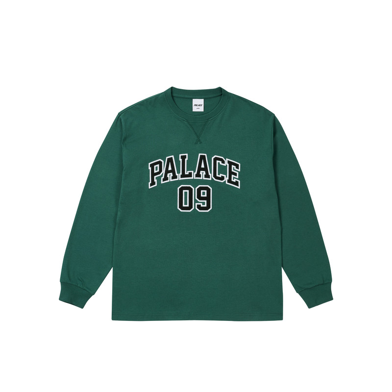 09 PALACE LONGSLEEVE RACEY GREEN 1