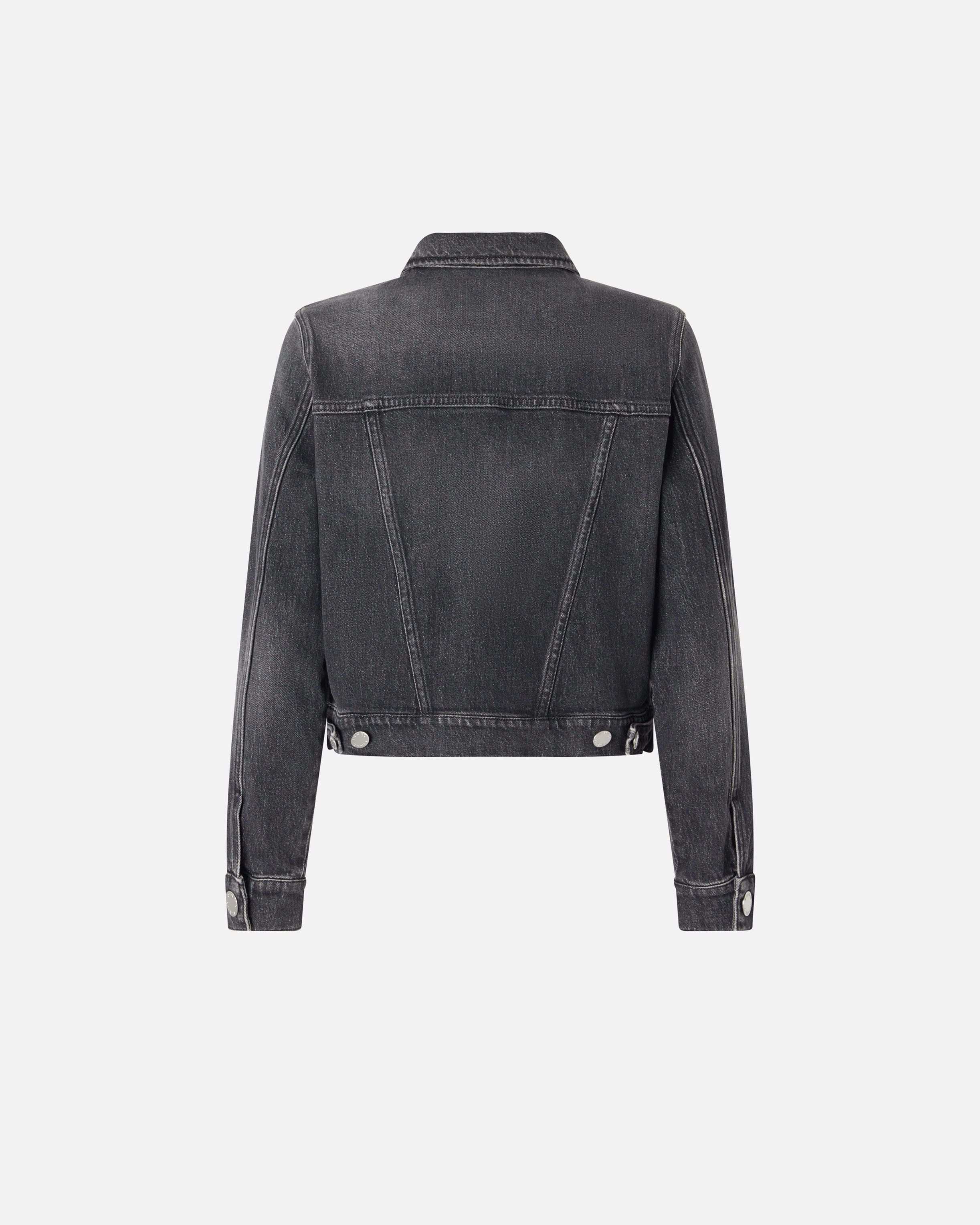 DARK GREY DENIM JACKET - 6