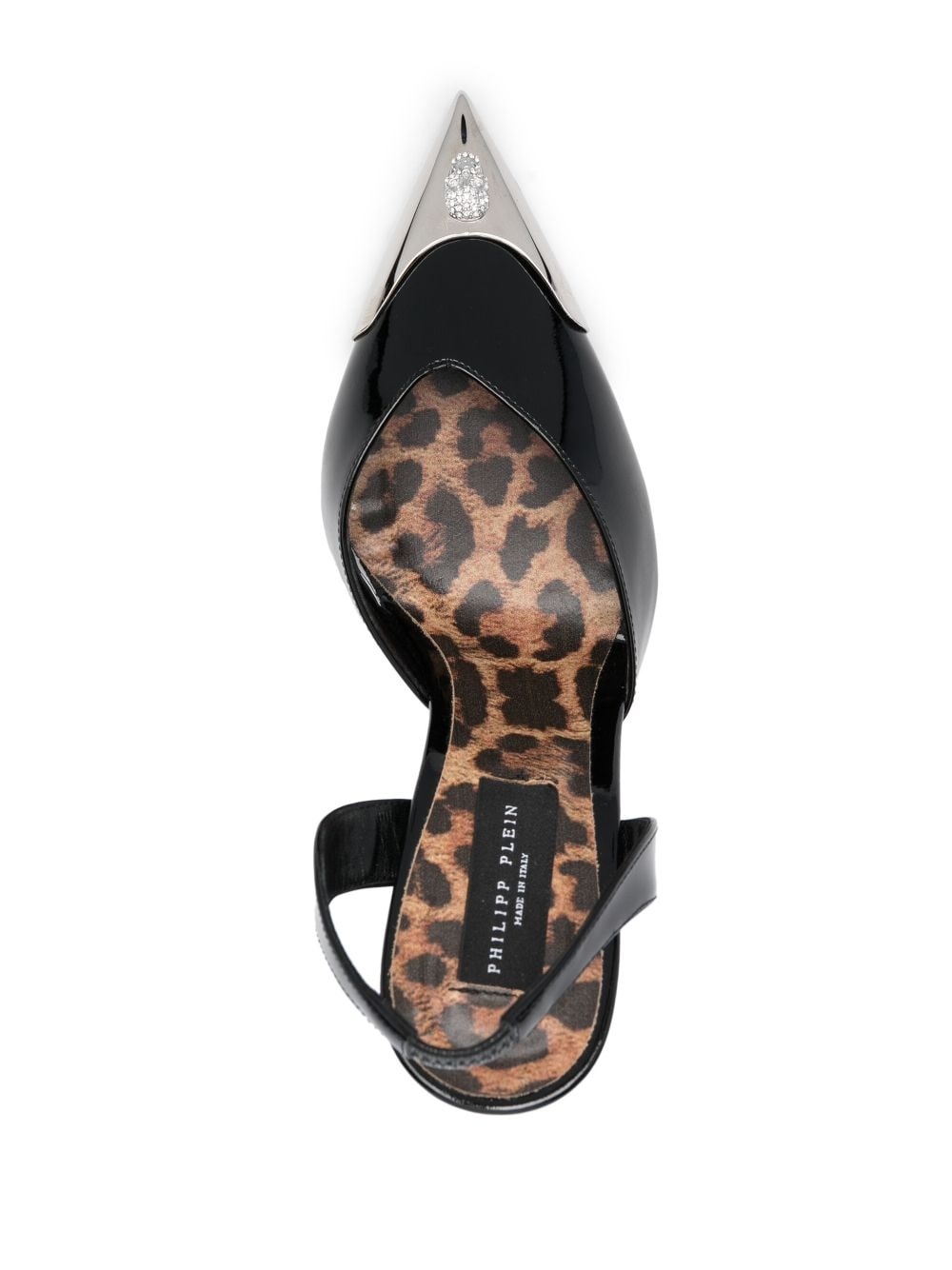 105mm patent-leather sandals - 4