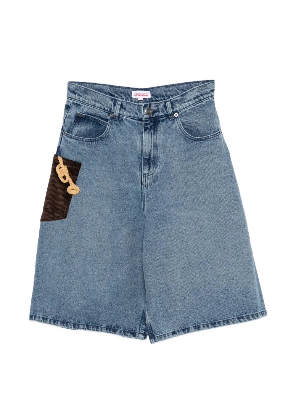 patch-pocket shorts - 1