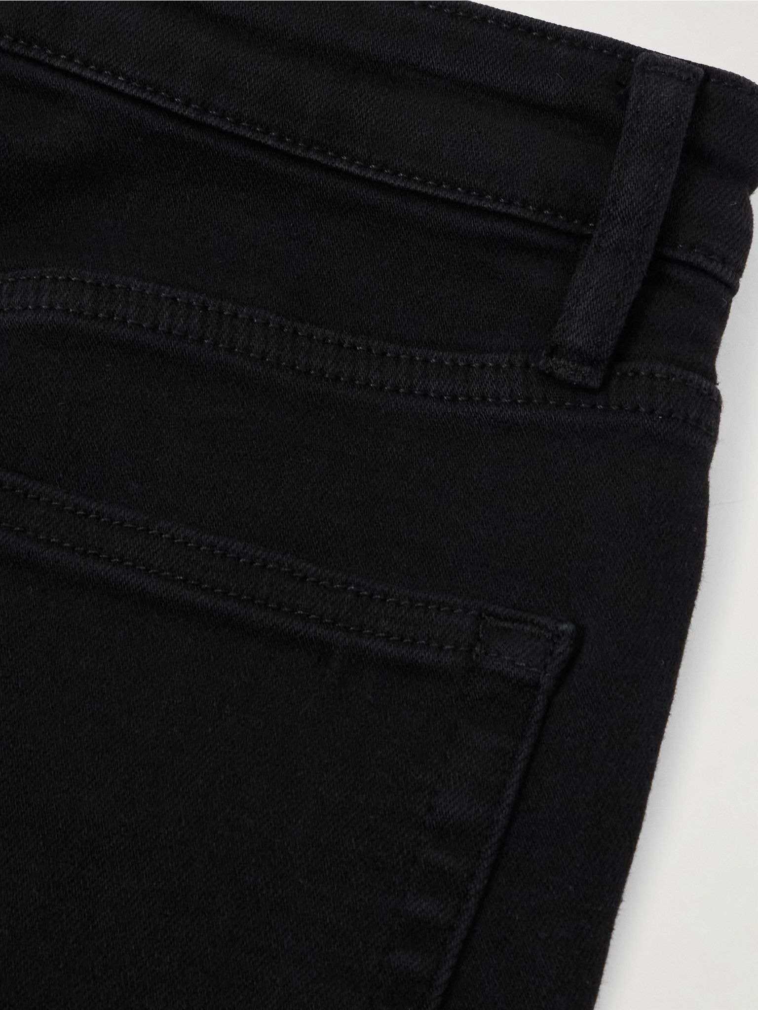 Pencil Super stretch mid-rise skinny jeans Black - 6
