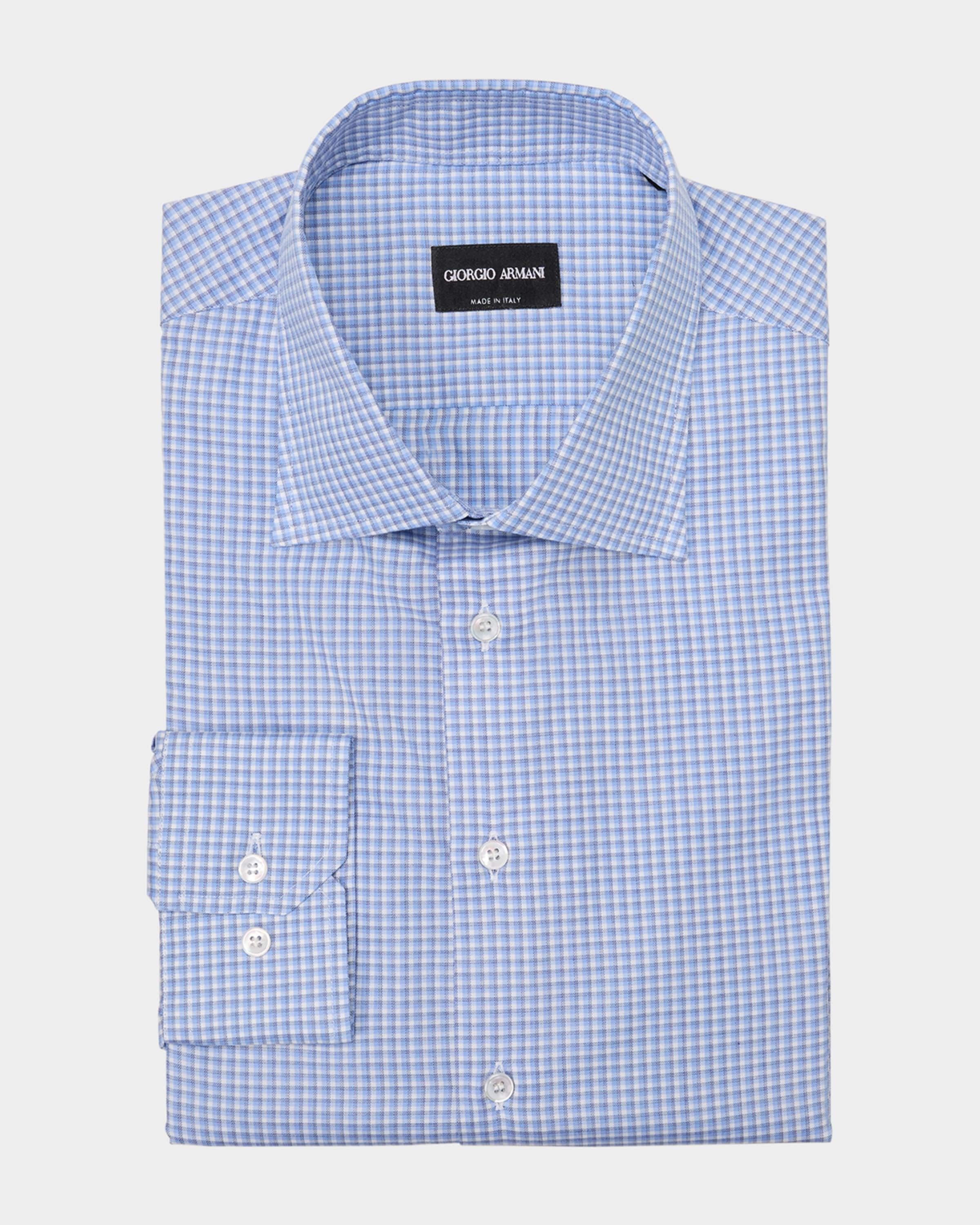 Men's Cotton Plaid Dress Shirt - 2