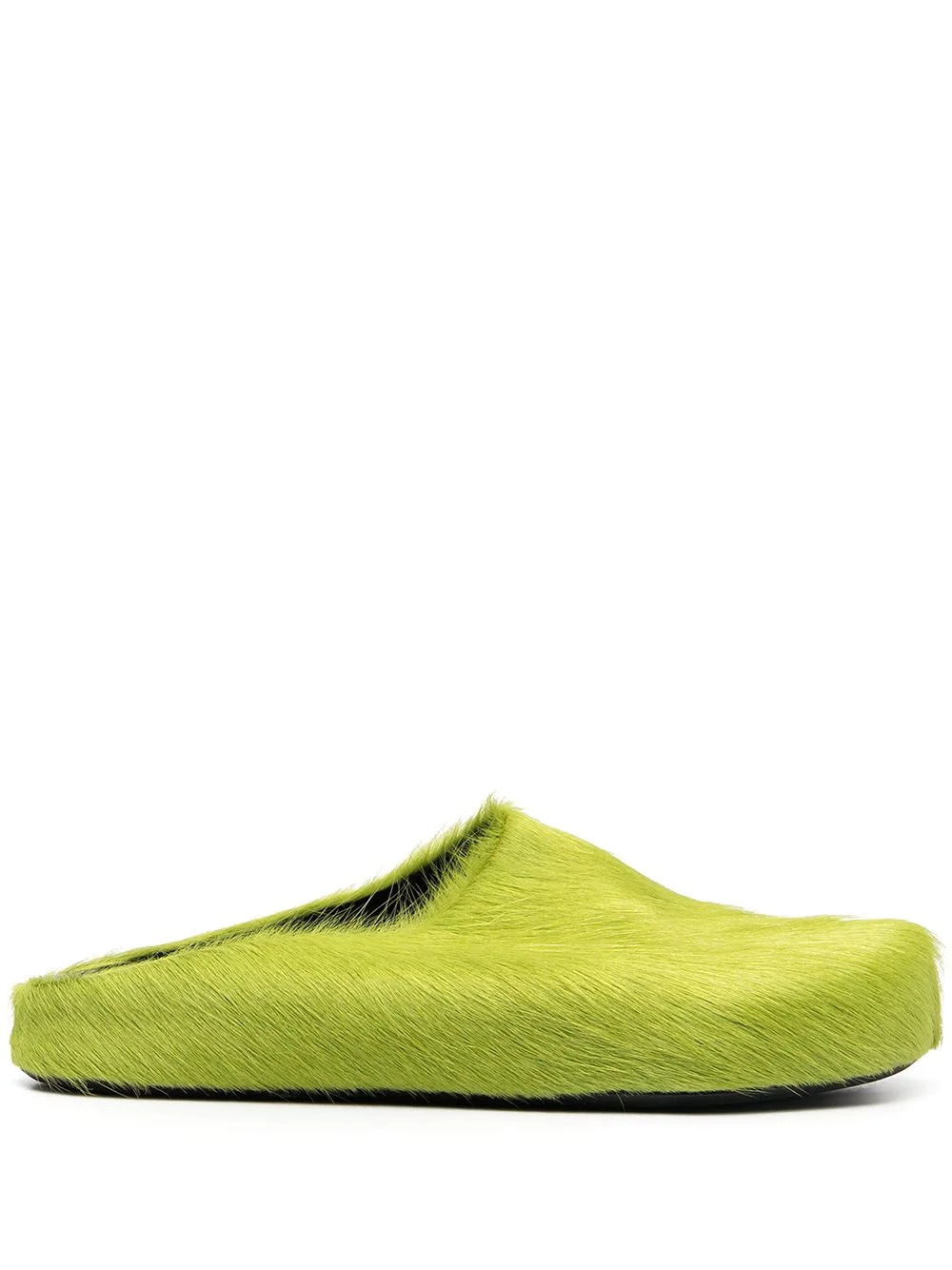 calf hair slippers - 1