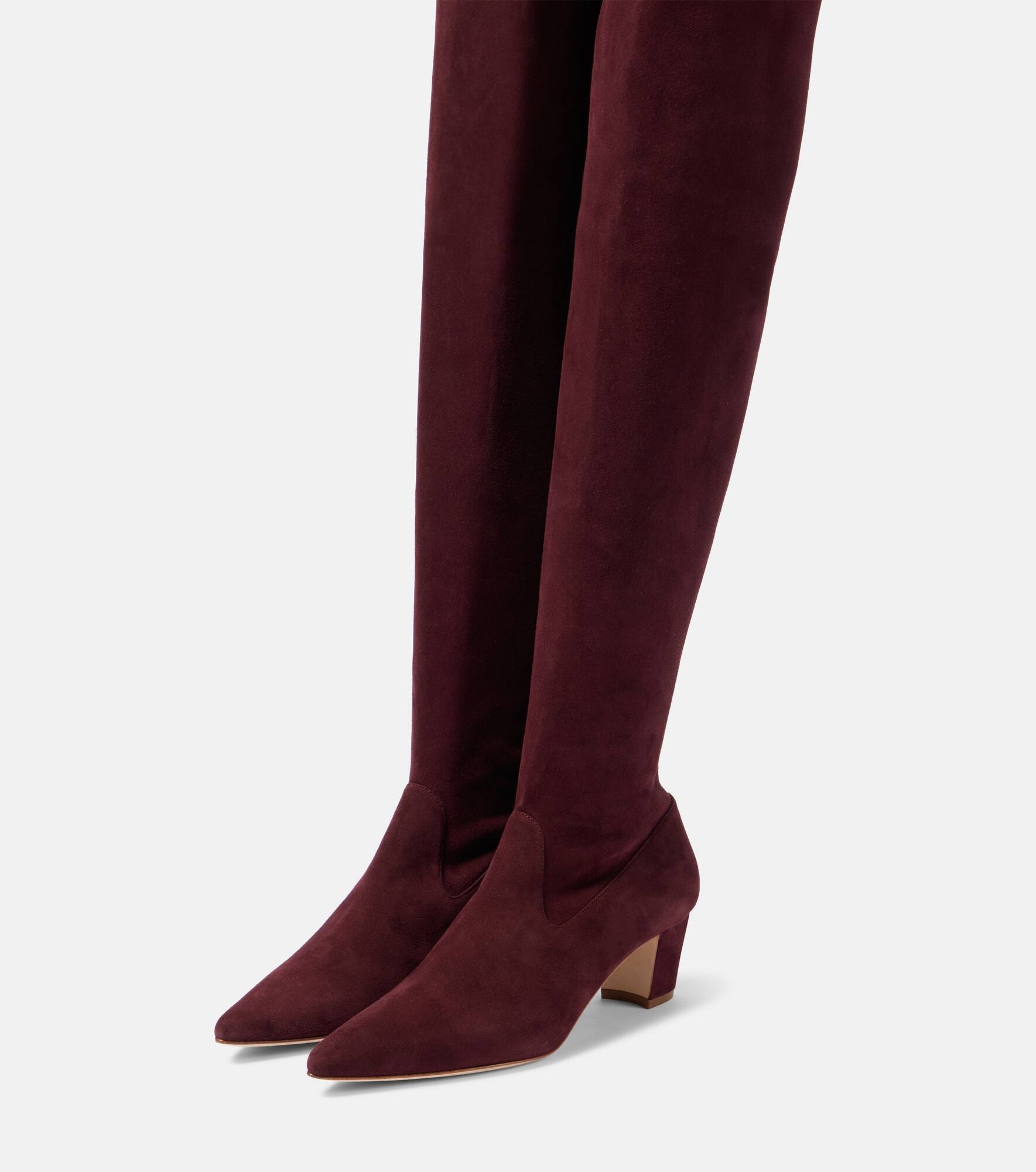Lupasca suede over-the-knee boots - 4