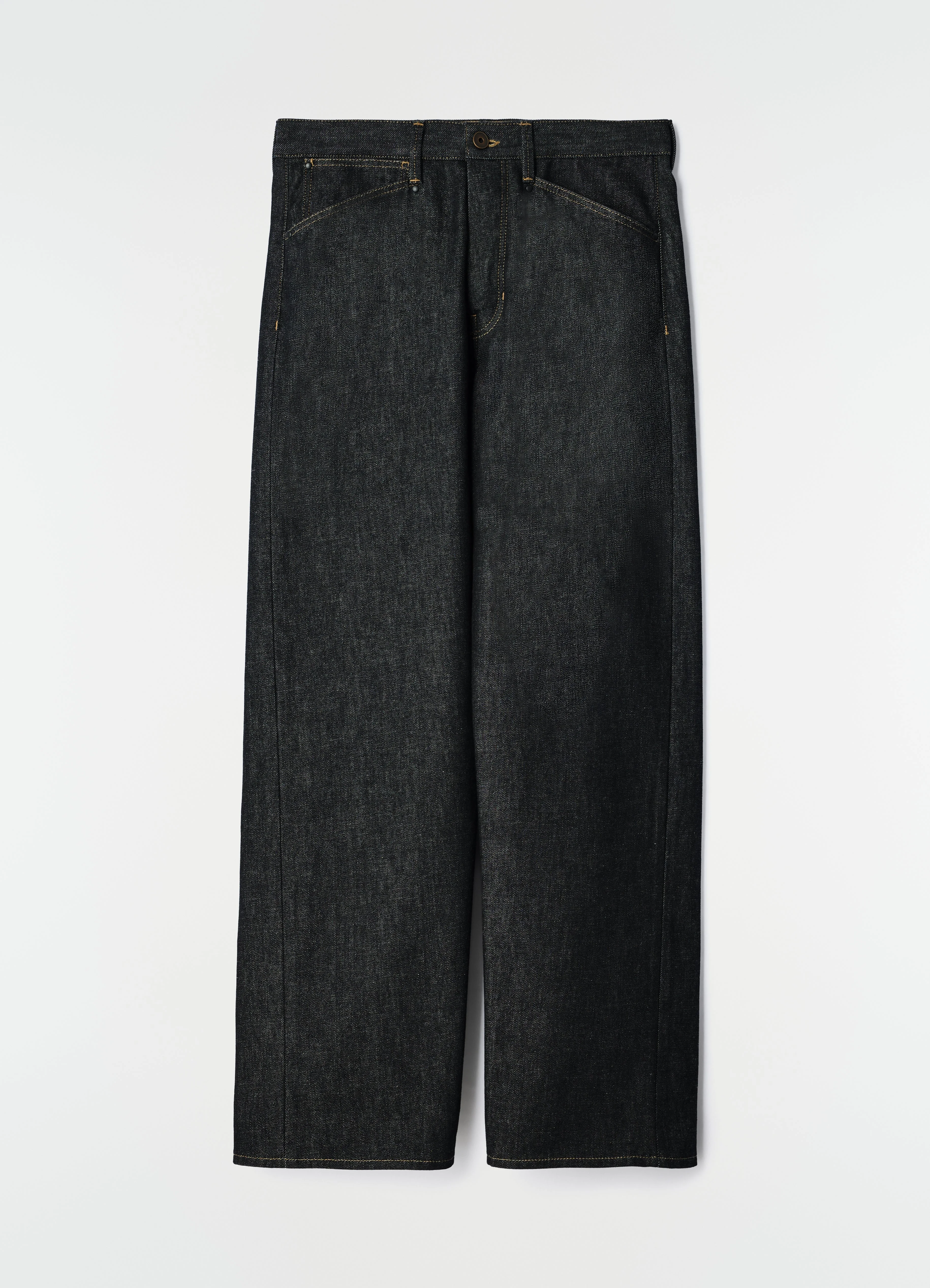 STRAIGHT LEG 5 POCKETS IN HEAVY SLATE DENIM - 1