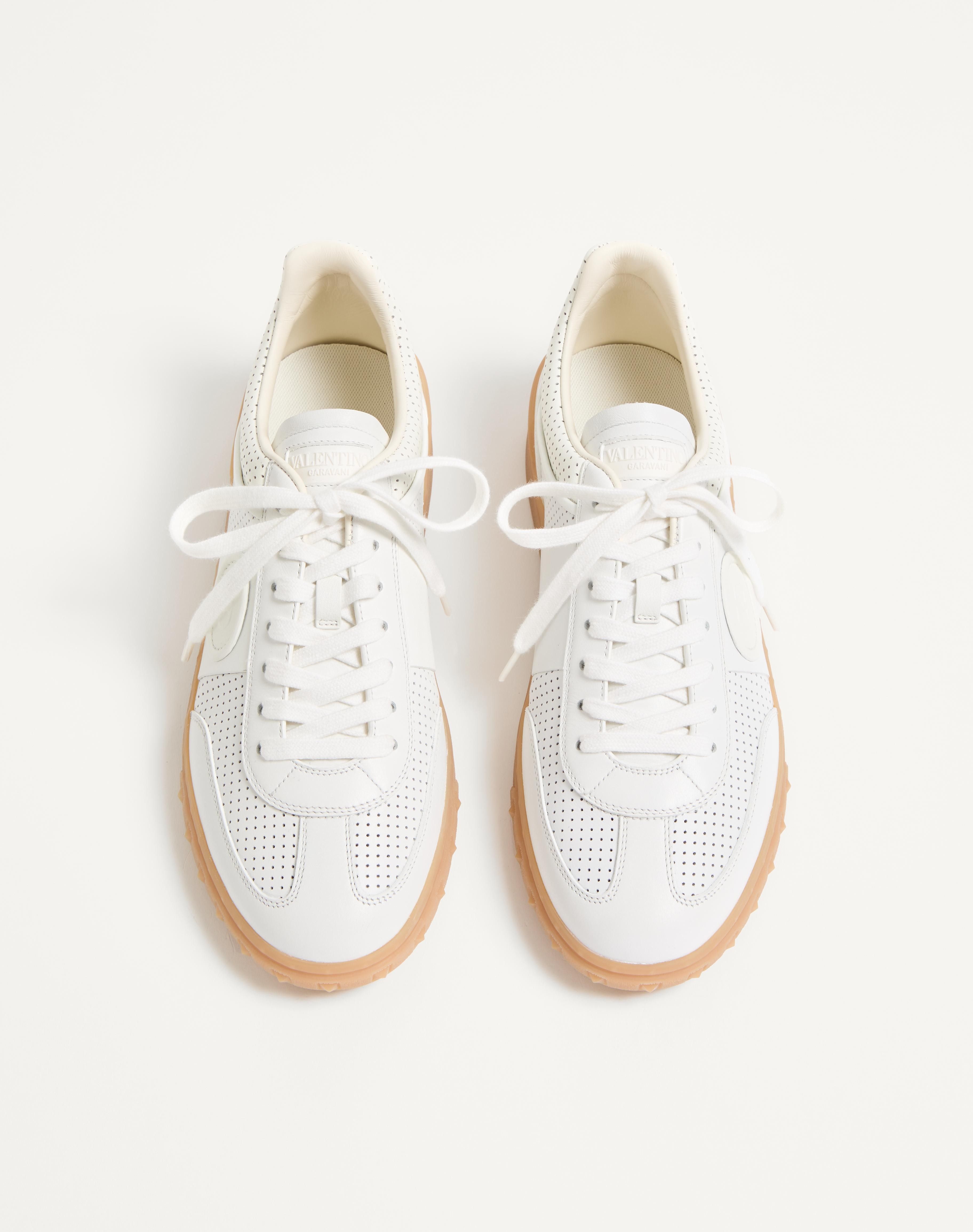 UPVILLAGE LOW-TOP SNEAKER IN PERFORATED NAPPA LEATHER - 6