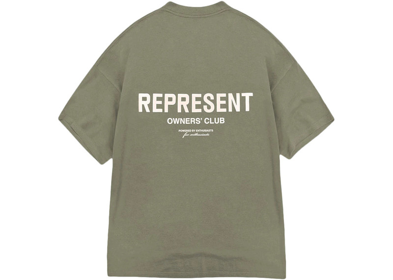 REPRESENT Represent Owners Club T-shirt Olive outlook