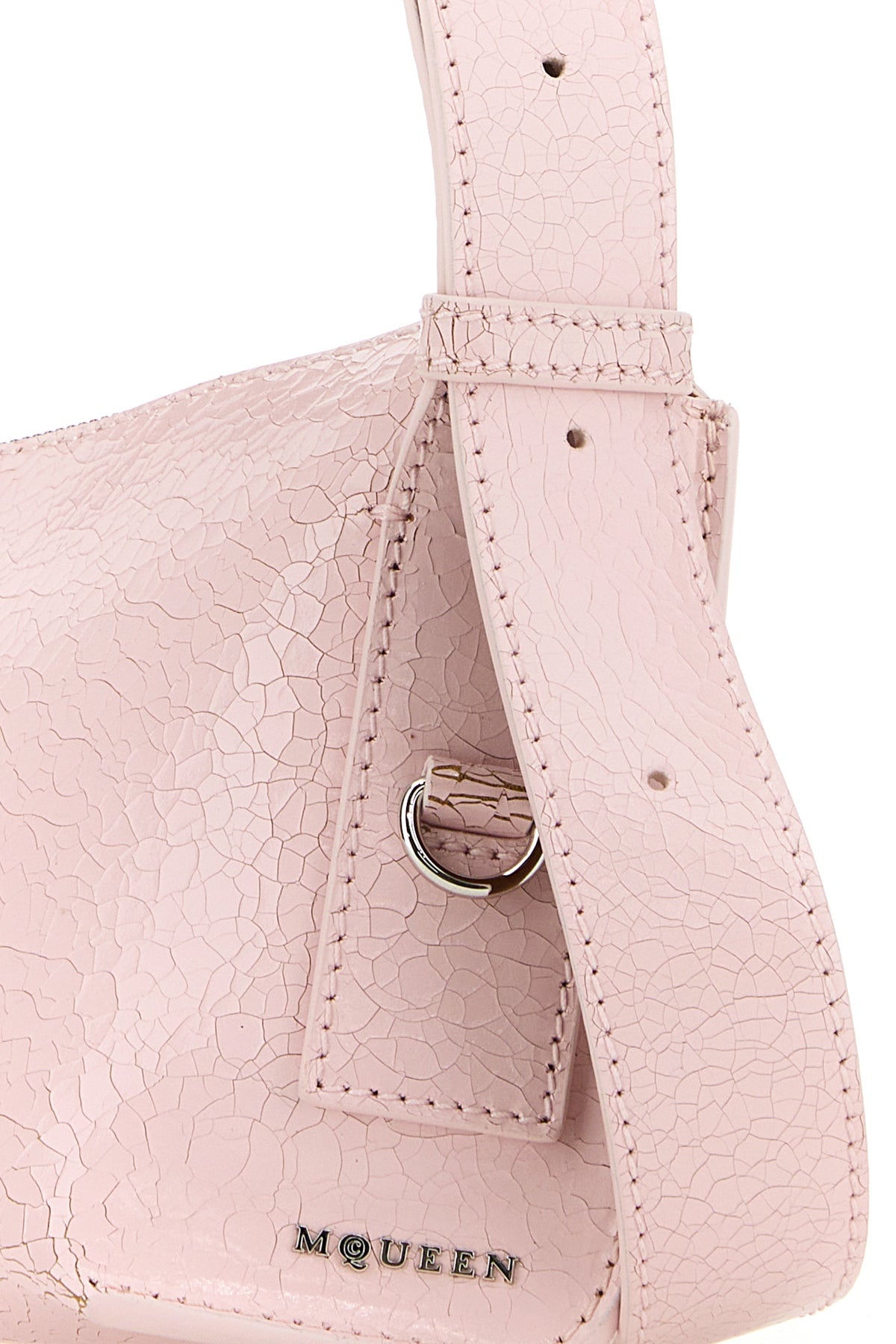 Pink leather Sling T-Bar crossbody bag - 4