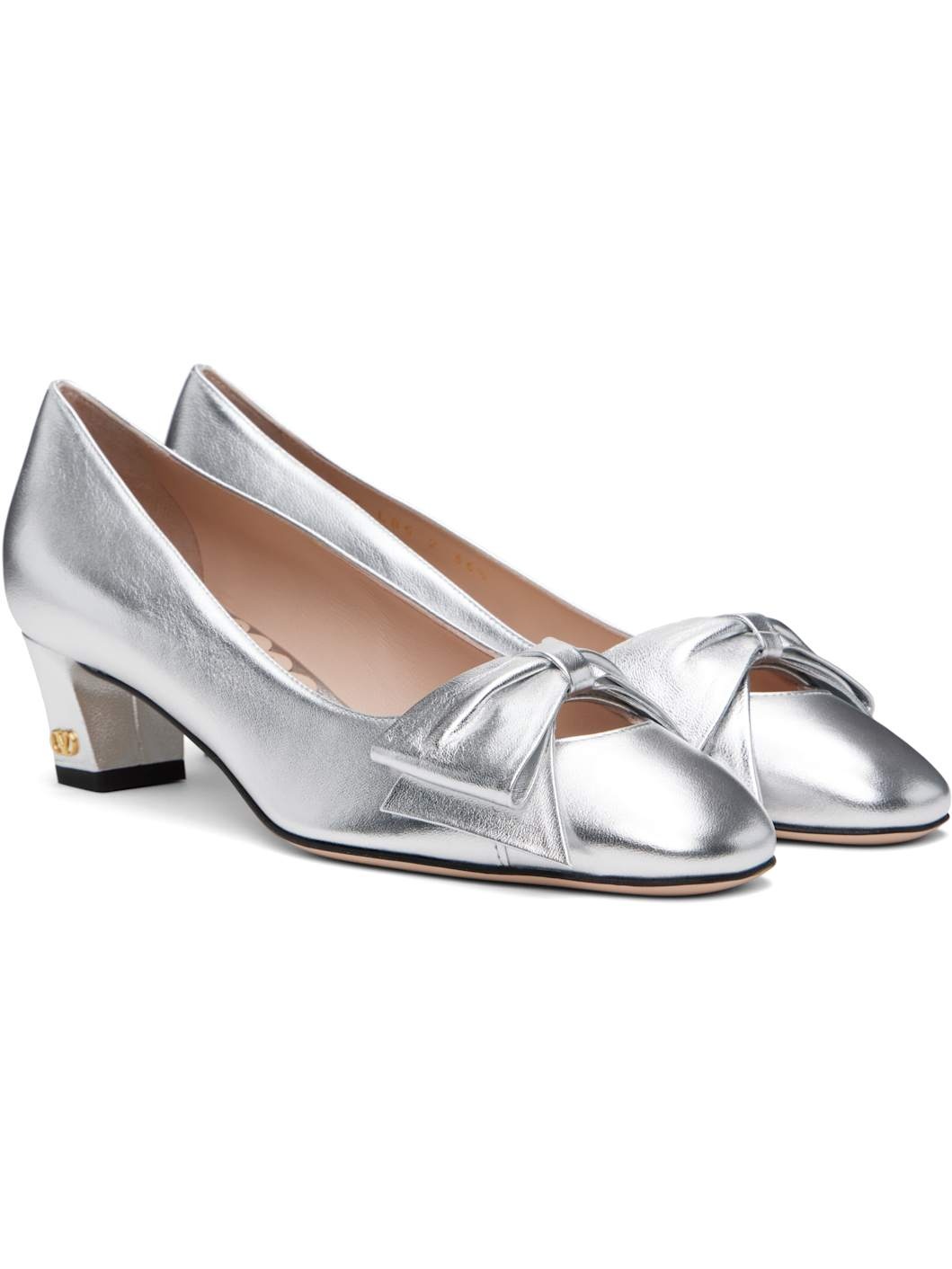 Silver Bowow Heels - 4