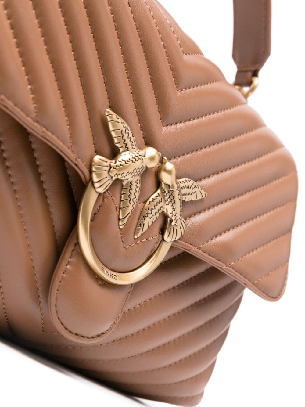 Love One quilted shoulder bag - 4