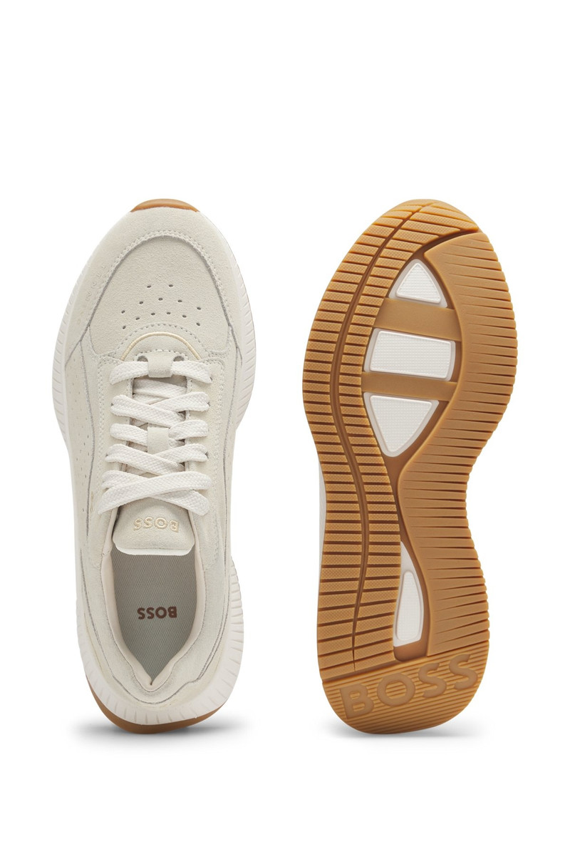 TTNM EVO TRAINERS IN SUEDE WITH PERFORATIONS 4